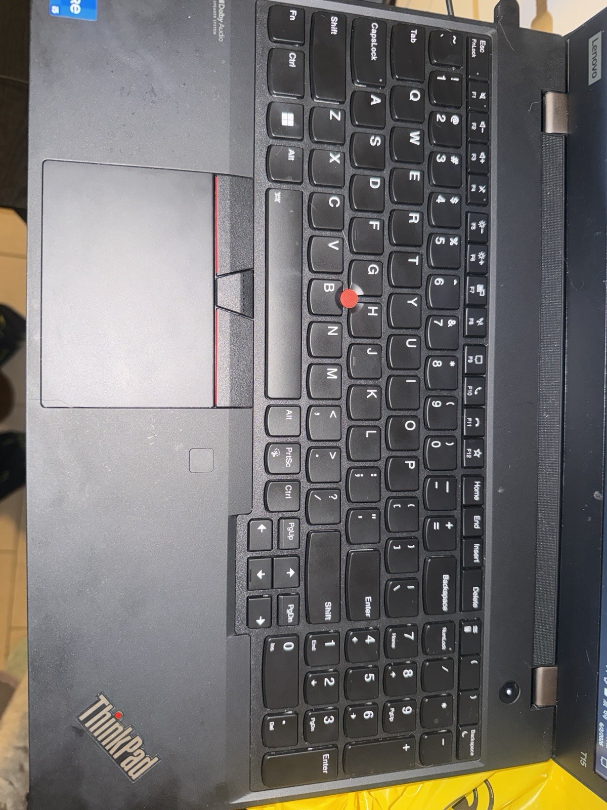 Lenovo ThinkPad T15 15.6″ i5-1145G7 16GB 238GB SSD Win10 Black