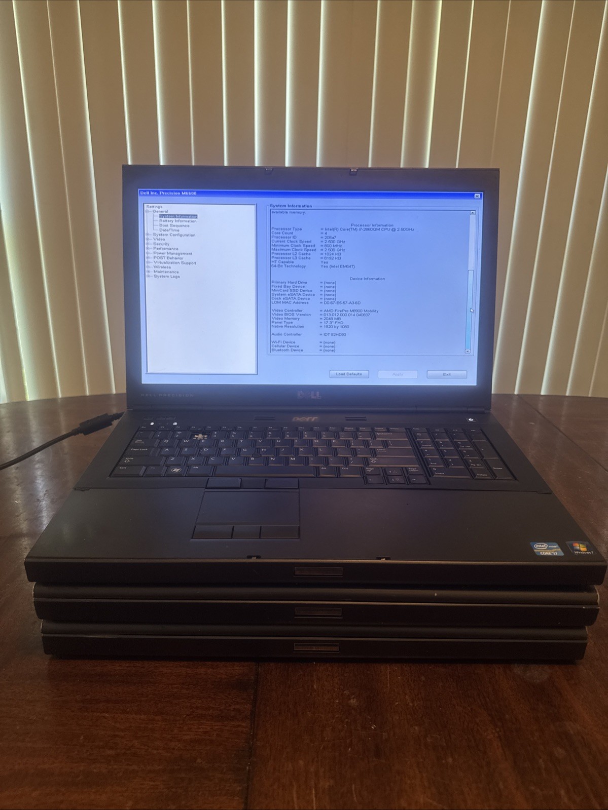 (Lot of 3) Precision M6600 17.3″ Laptop i7-2860QM 2.50GHz 16GB RAM AMD **NO HDD*
