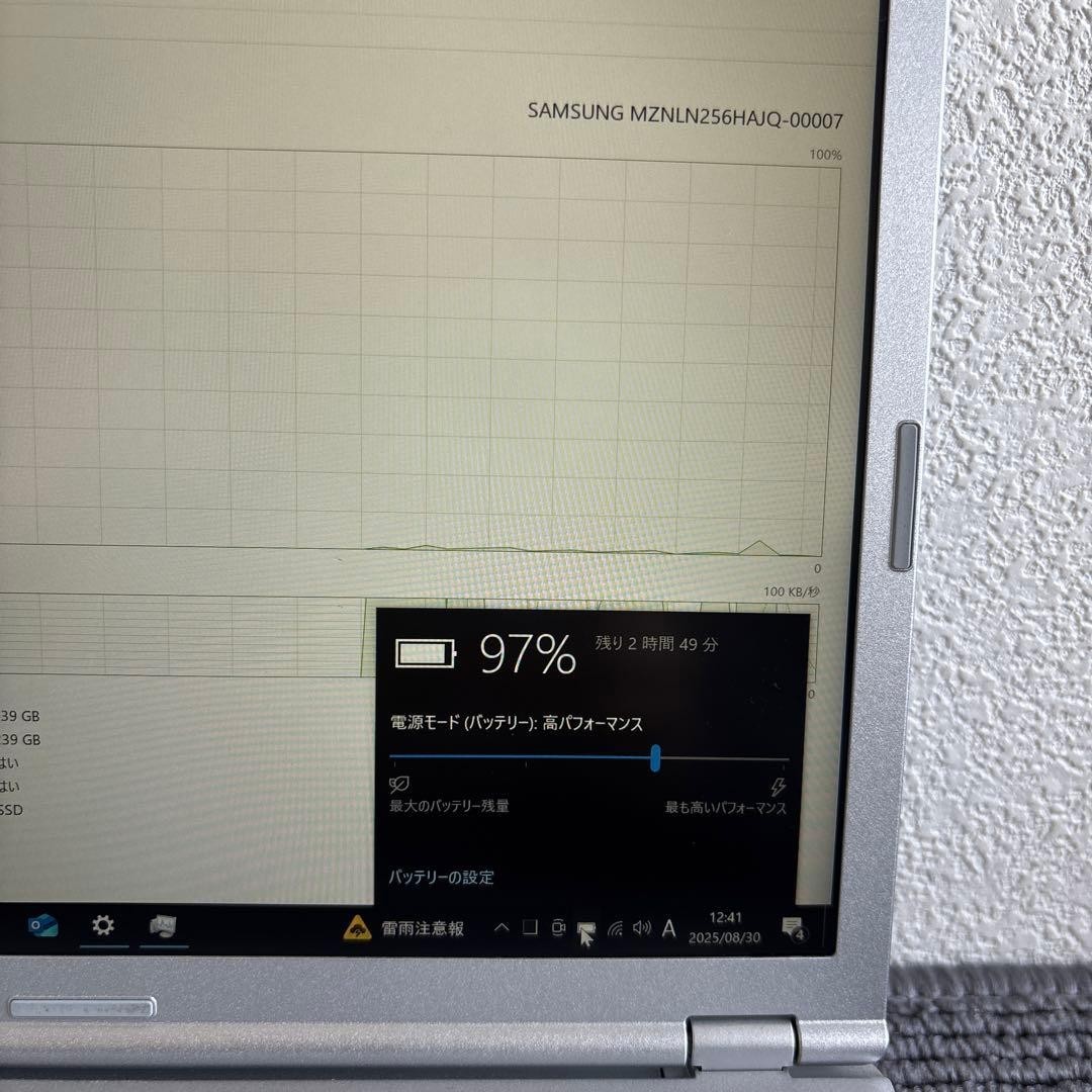 Let’s Note CF-SZ6 SZ6 Core i7-7500U Memory 8GB SSD 256GB USED
