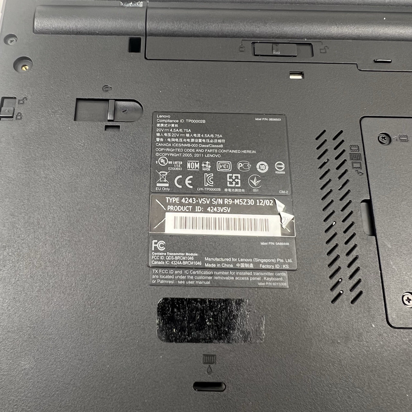 Lenovo ThinkPad T520 Intel i7-2640M 8GB 320GB HDD Linux Mint OS w/ Charger|ELP83