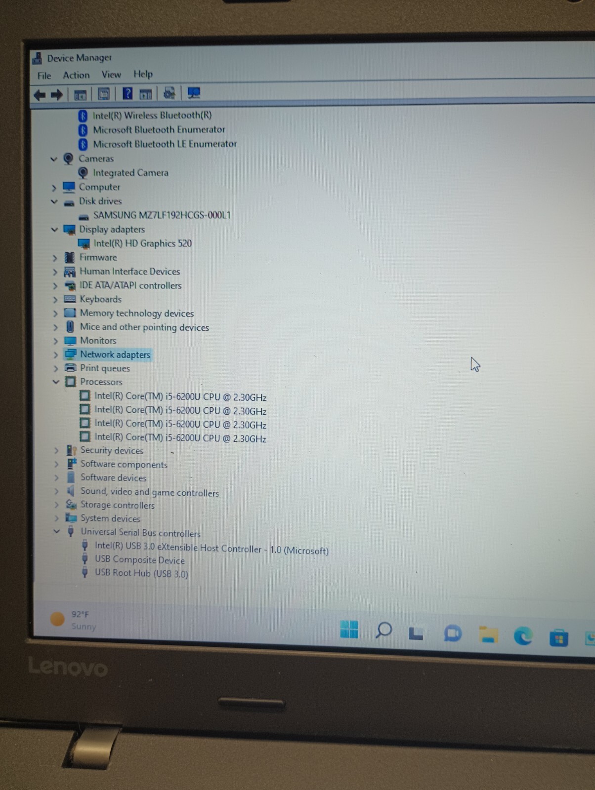 7316 ThinkPad L460 w/charger.i5 6th gen.8GB.180GB SDD.14″.W11 Pro