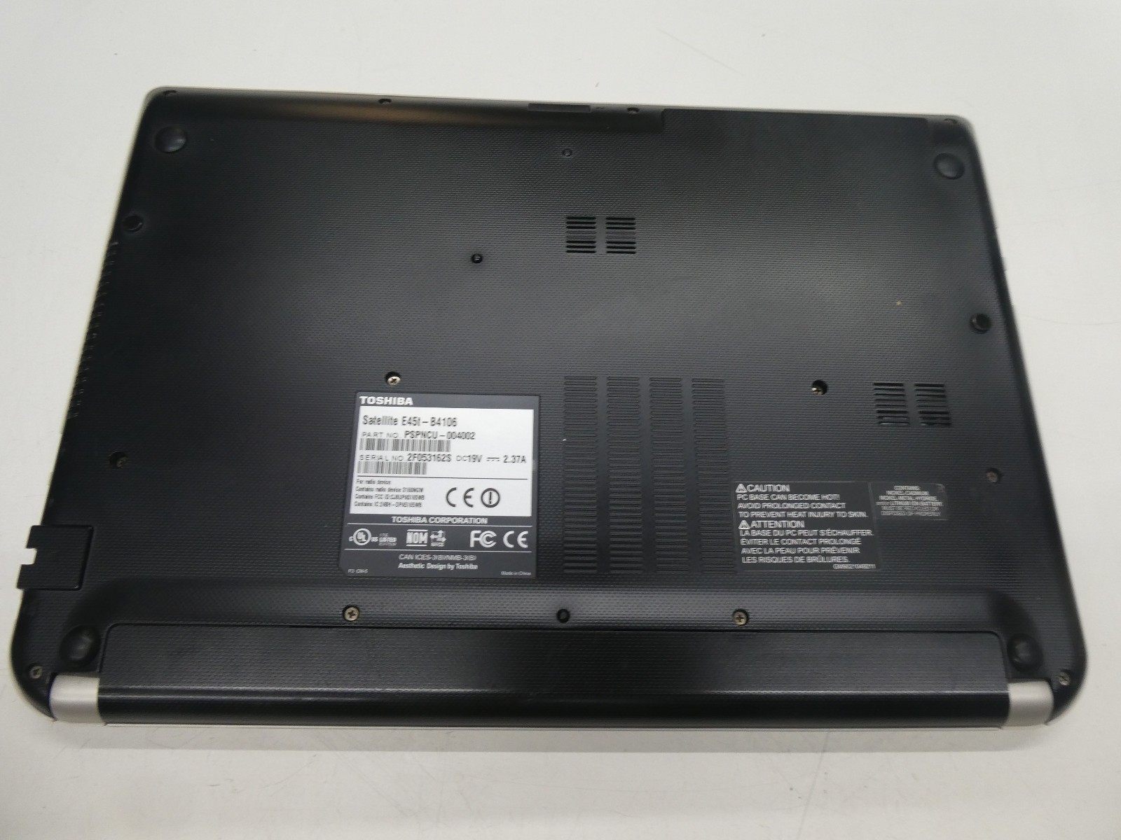 🍀 PARTS Toshiba Satellite E45t-B4106 i5-5200 2.2 NO RAM OR HDD 14” Touchscreen