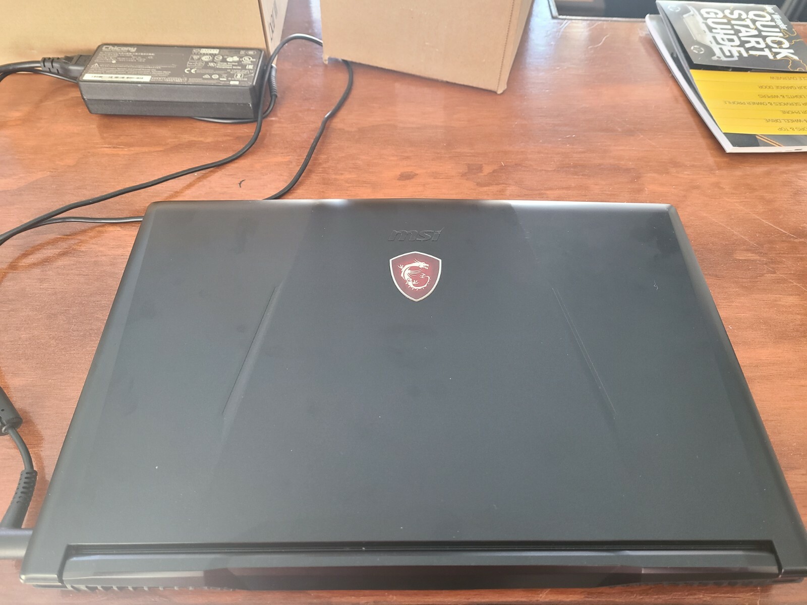 MSI Gl63 8RD 15.6 in. 1TB HDD 256GB SSD 4GB RAM Intel Core I7 8th Gen Laptop