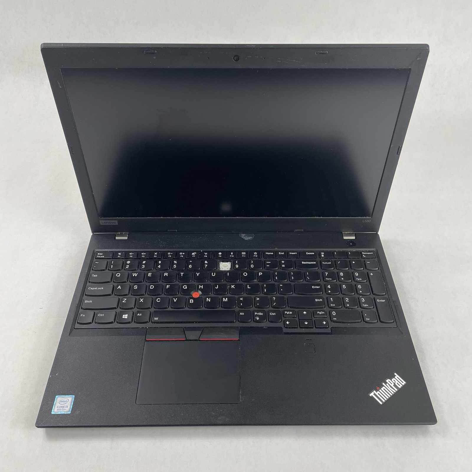 Lenovo ThinkPad L580 15.6″ i5-8250U 1.60 GHz 8 GB RAM No SSD/OS/AC – Missing Key