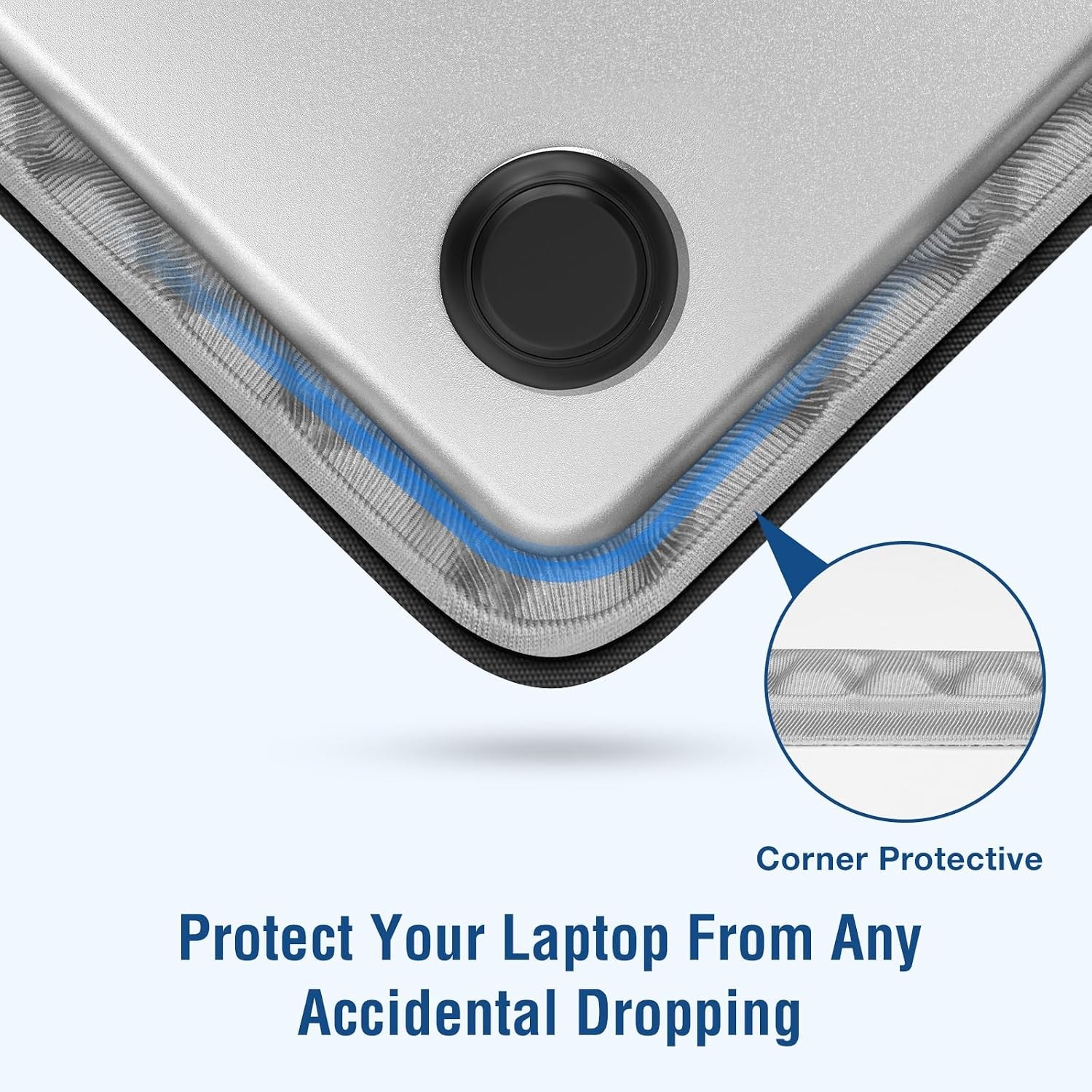 360 Protective Laptop Case 13.3 inch for MacBook Air 13.6/Pro 13/Pro 14, Black