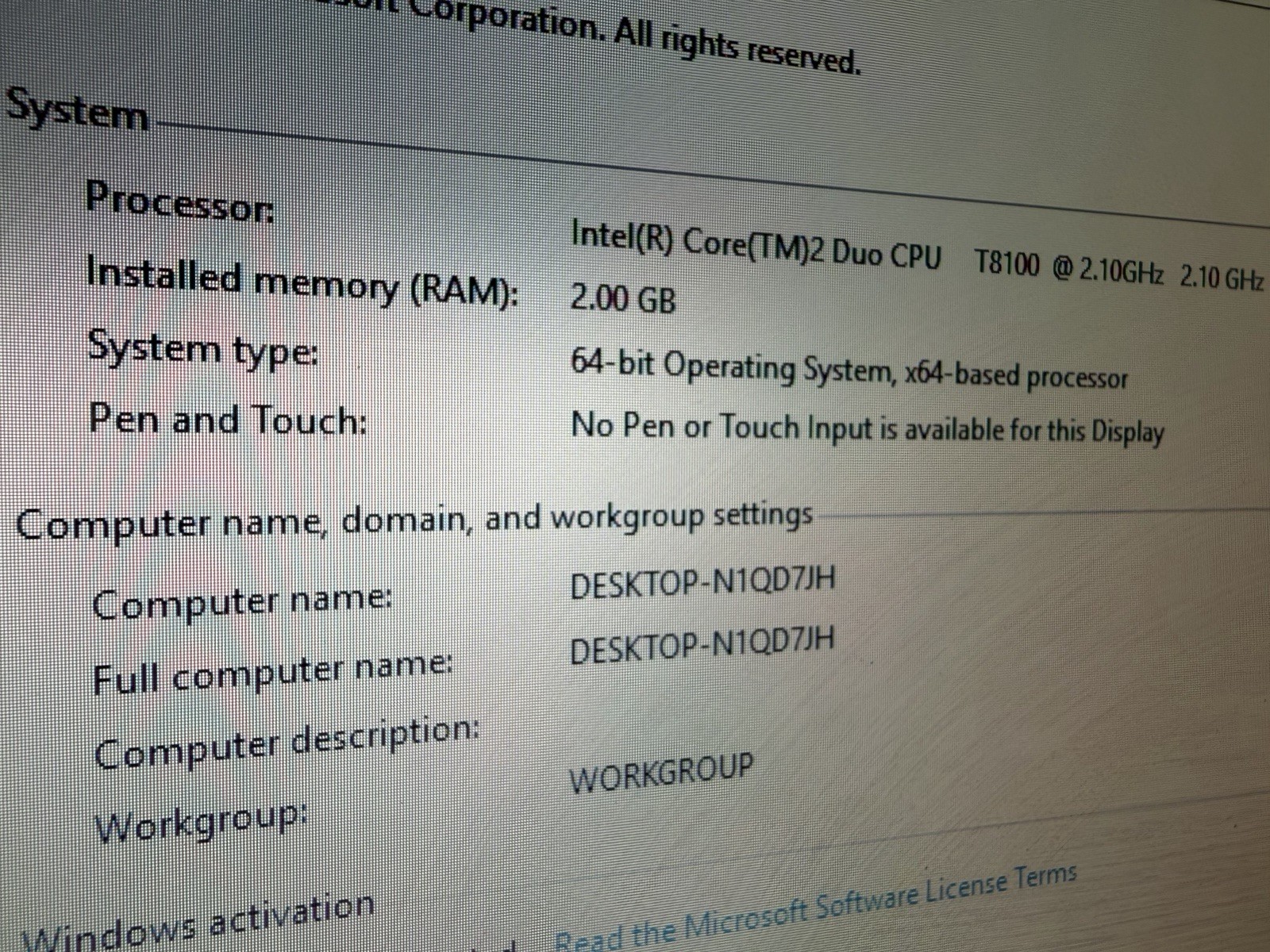 Dell Latittude ATG D630 Laptop Computer