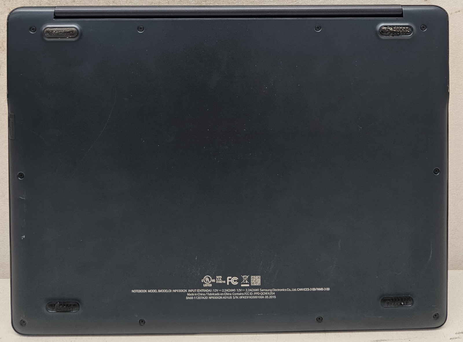 Samsung ATIV Book 9 NP930X2K Laptop Intel Core M 5Y31 NO RAM/HD/OS/POWER (FL)