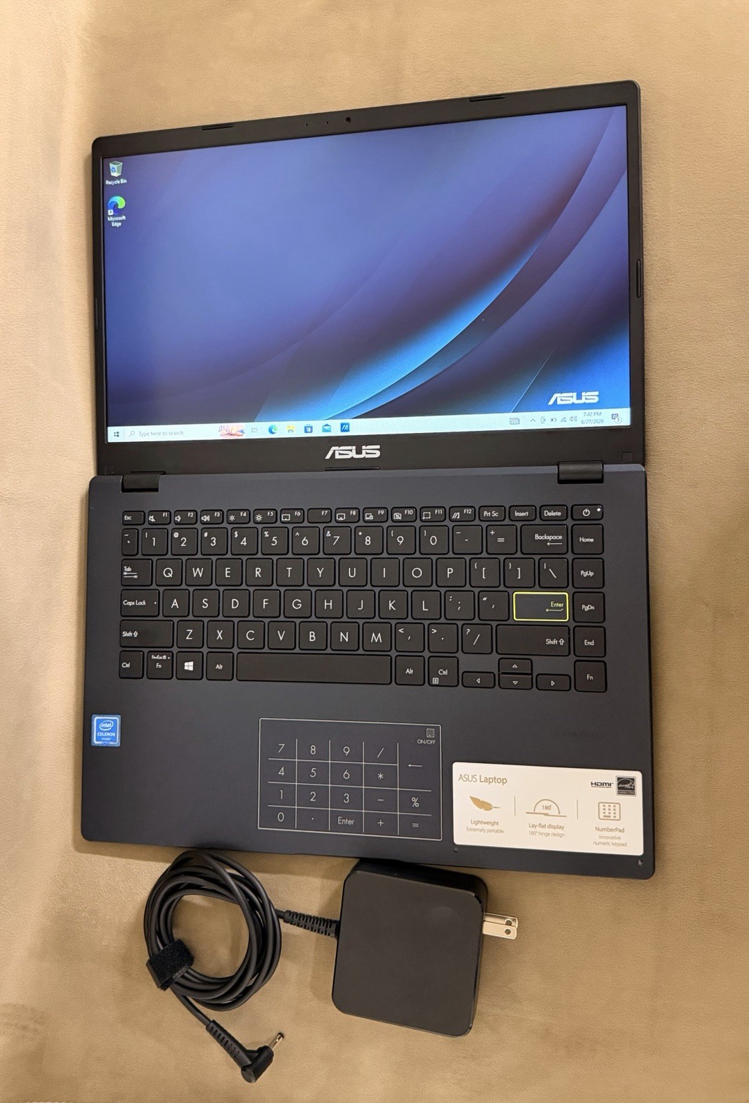 ASUS VivoBook E410MA 14”Celeron N4020 4GB 64GB SSD Windows 10 ( Grade A )