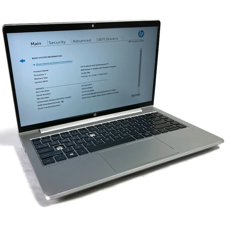 HP ProBook 445 G8 14″ Laptop Ryzen 5 5600U 2.3GHz 16GB 512GB NVMe SSD – Win 11
