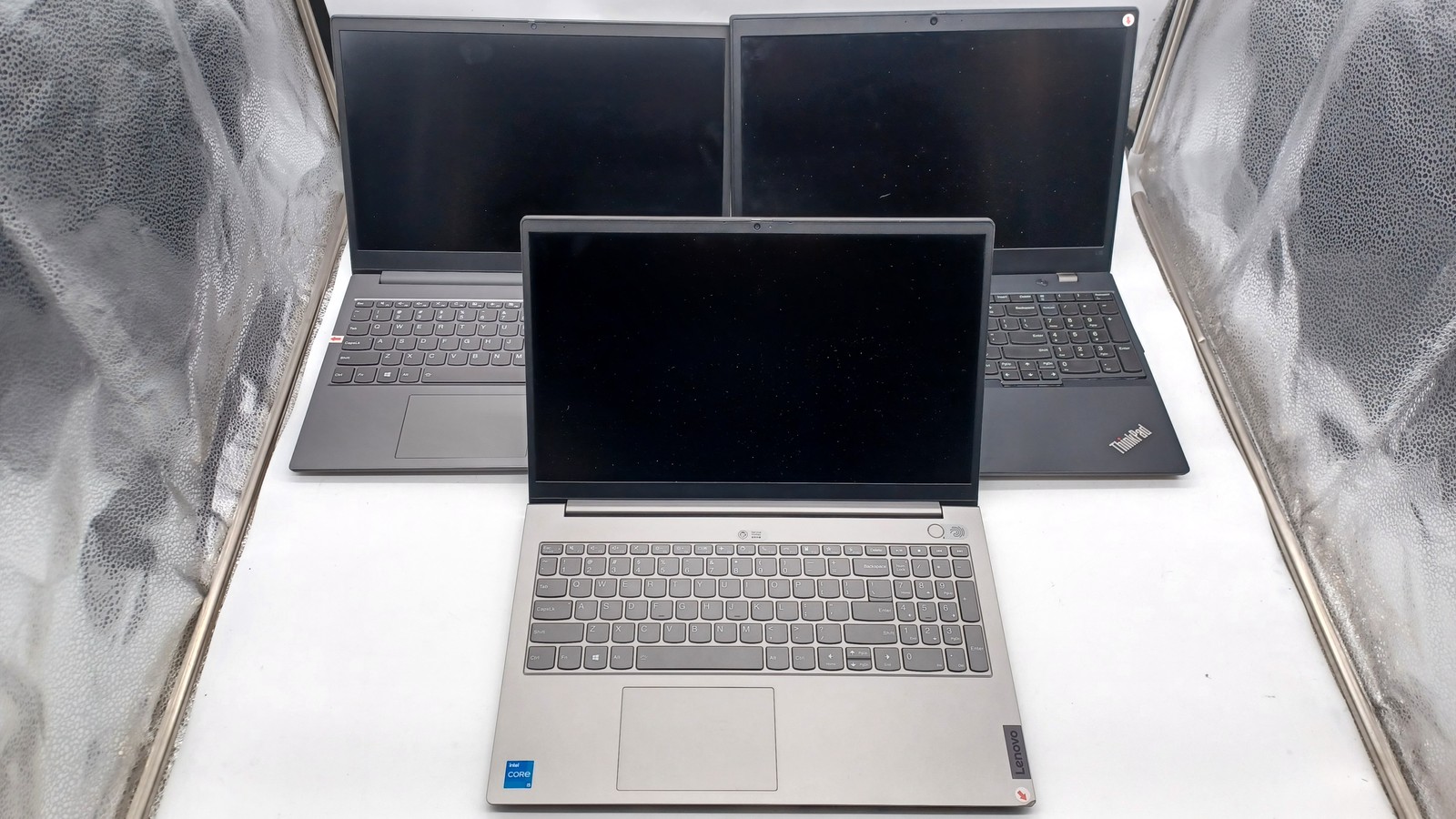 Lot Of 3 Thinkpad Laptop Lenovo L15 Thinkbook 15 G2 ITL I5-1135G7 No Ram HDD