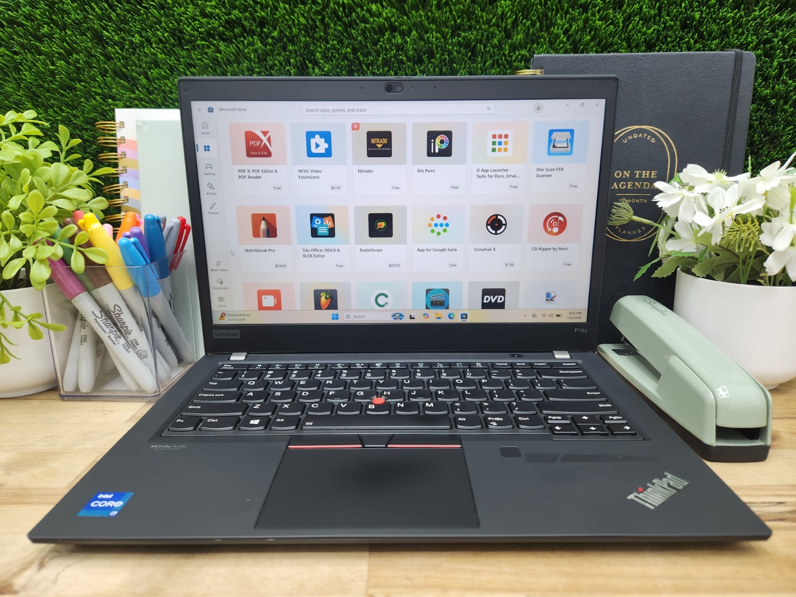 Lenovo ThinkPad P14s Gen 2 14″ FHD i7-1165G7 32GB 512GB SSD Nvi. T500 Win 11 P ~