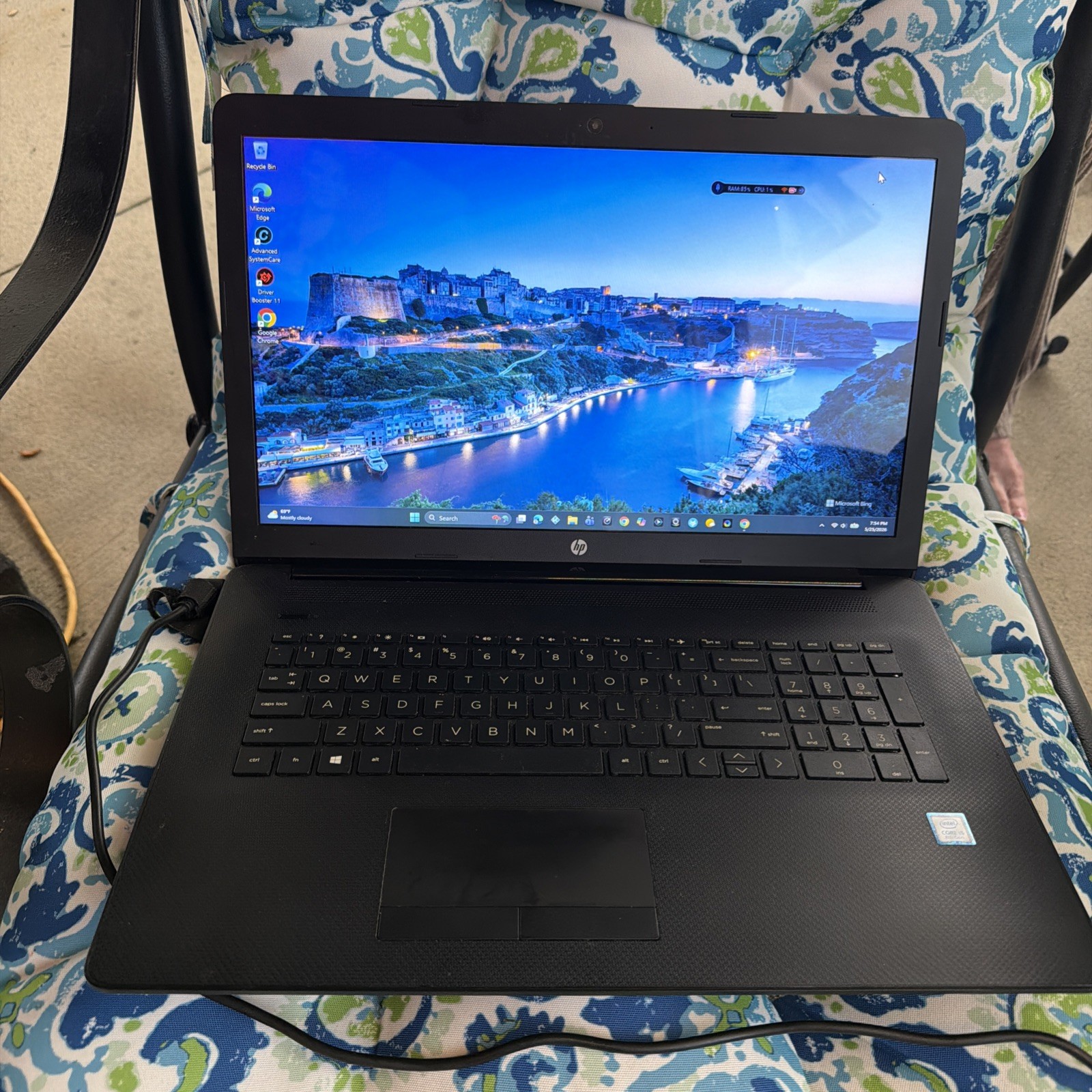 HP 17-by1062st 17.3” Laptop i5-8265U 8GB RAM 256GB SSD 500 GB HHD Win 11 Home 64