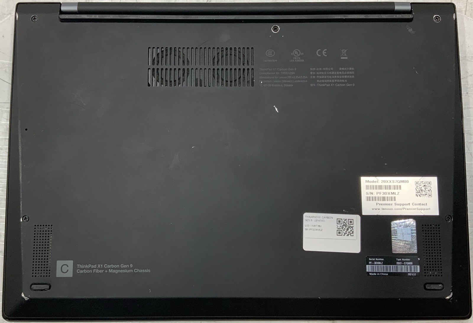 Lenovo ThinkPad X1 Carbon G9 – Core i5-1145G7, 16GB Ram, 512GB SSD, Touch, READ*