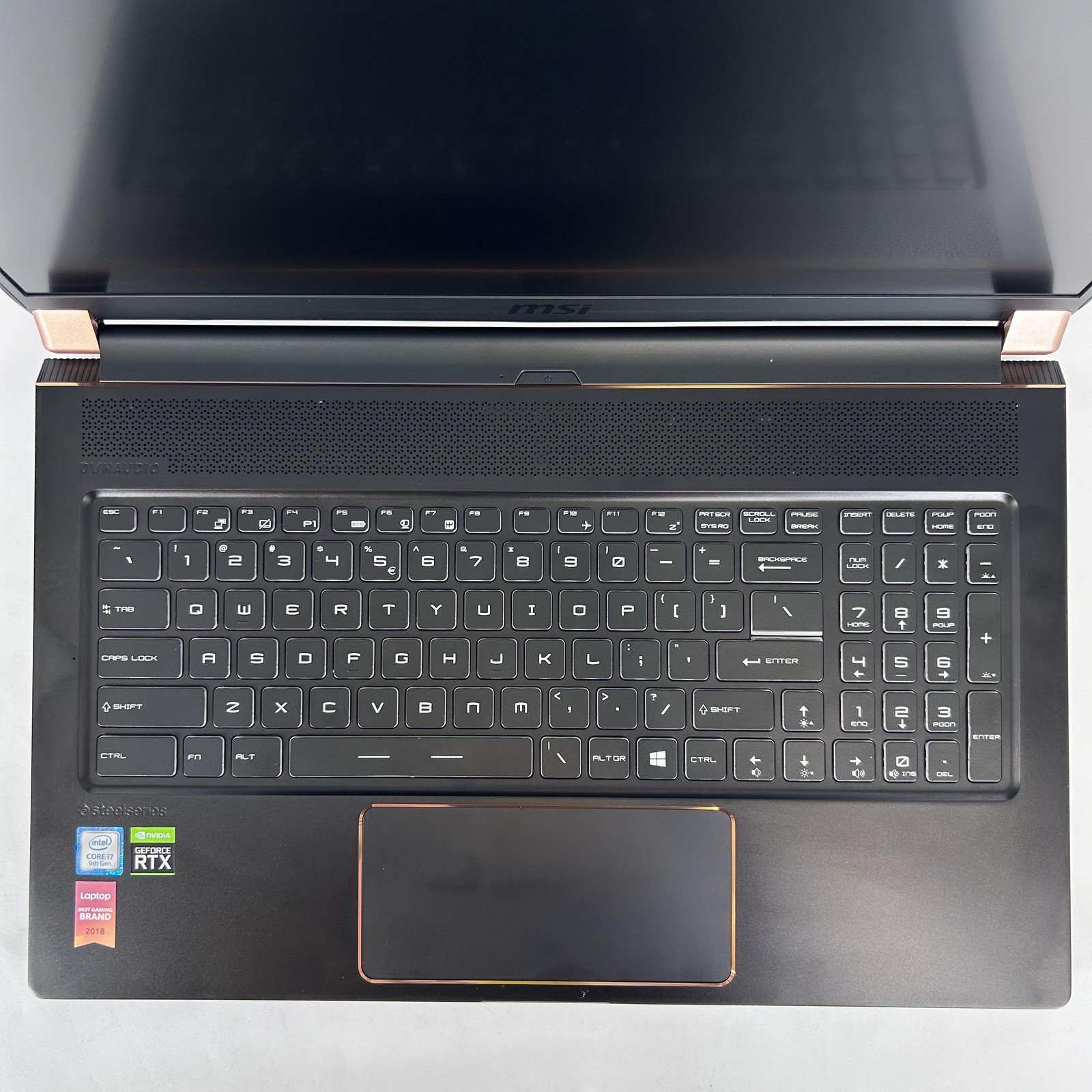 MSI Stealth GS75 17 FHD i7-9750H 2.60GHz 16GB 1TB SSD RTX 2070 Max-Q BENT FRAME