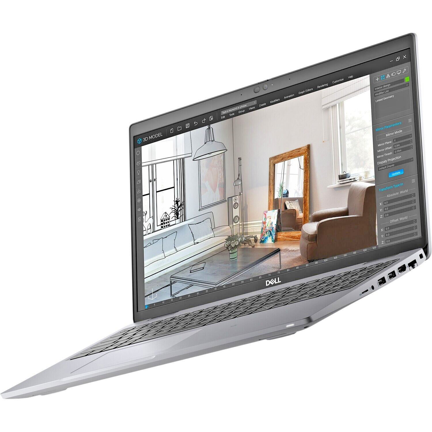 Dell Precision 3560 15″ IntelCore i7-1185G7 256GB SSD 32GB RAM T500 WIN11 Laptop