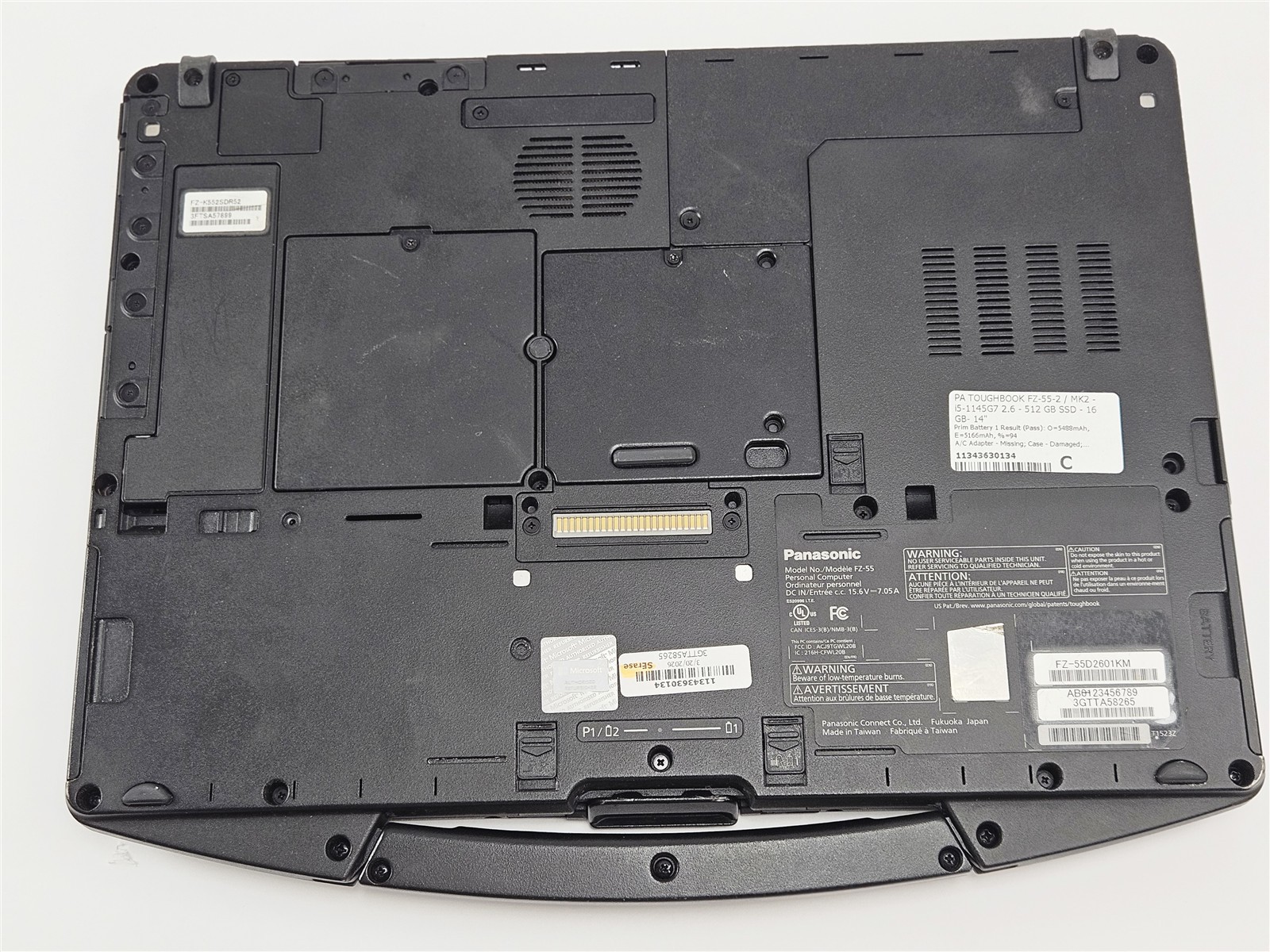 Panasonic 14″ FZ-55 MK2 16GB RAM 512GB SSD i5-1145G7 2.6GHz 14″ Win11 Home