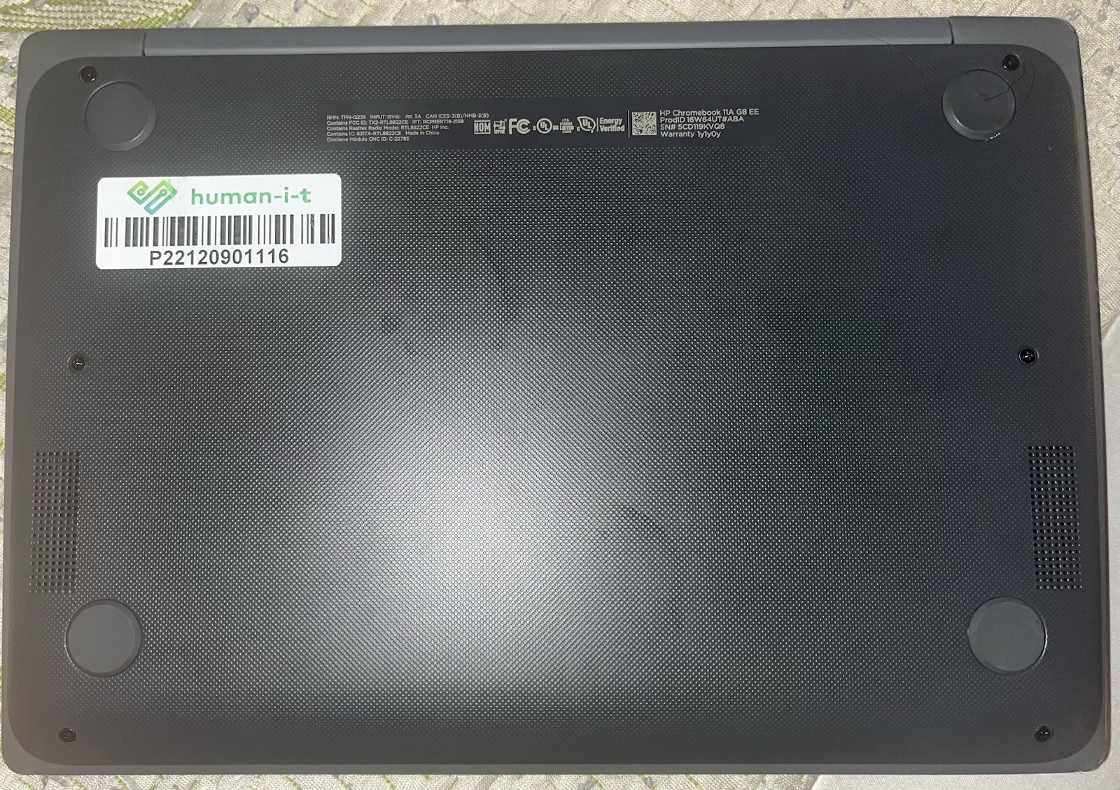 HP Chromebook 11A G8 EE Factory Reset For New User