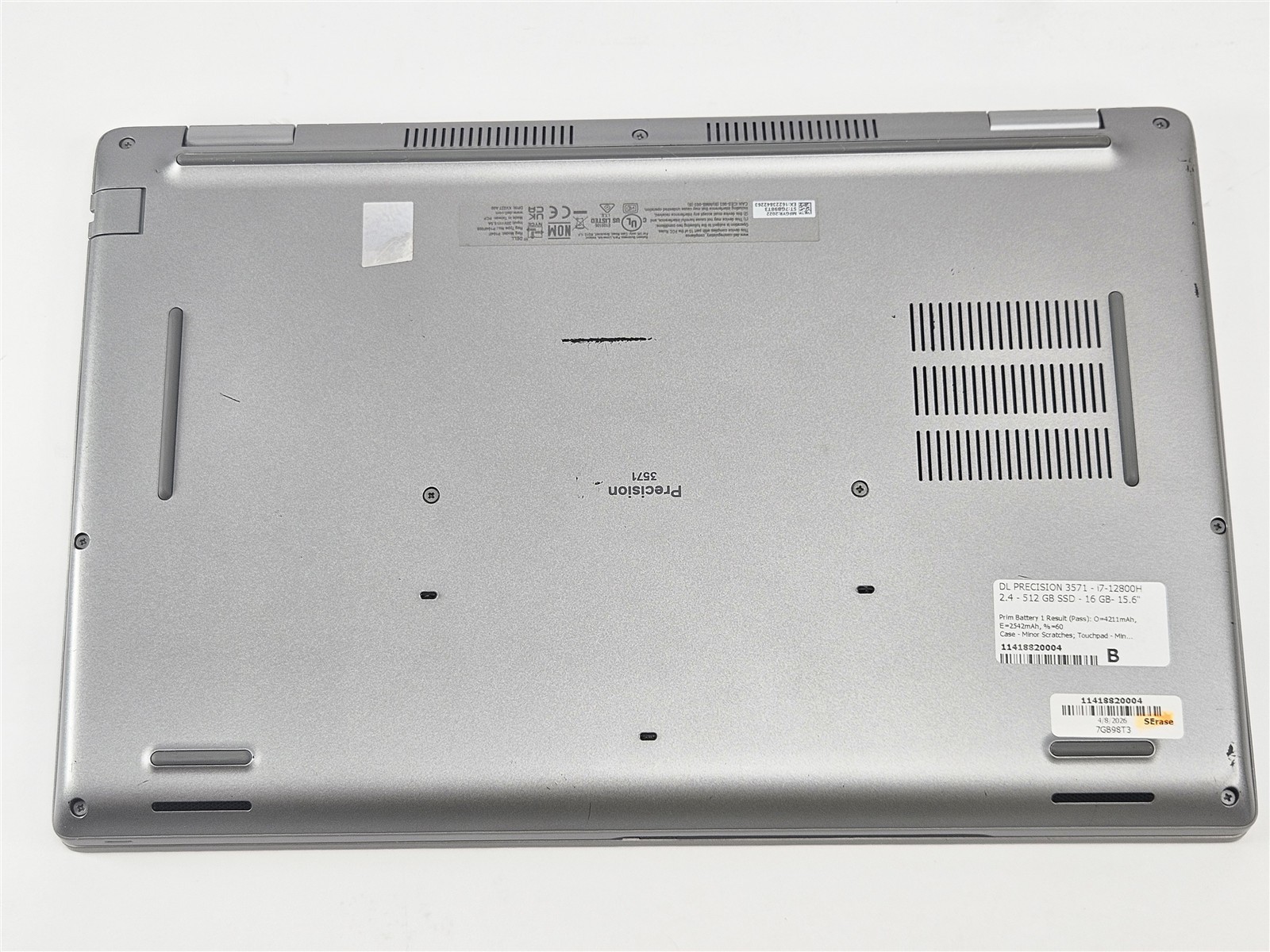 Precision 3571 Dell P104F i7-12800H 512GB SSD 16GB 15.6″ T600