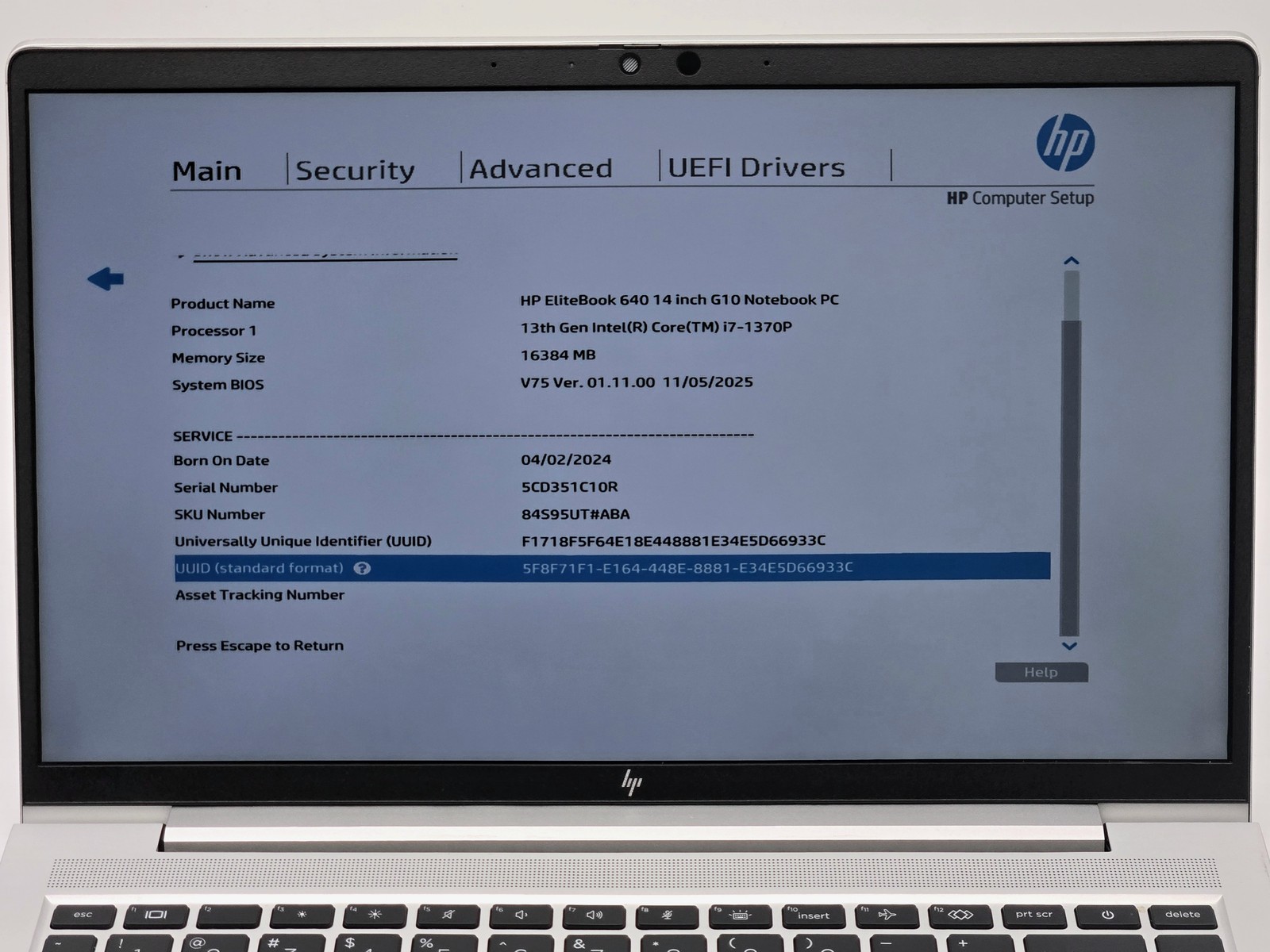 HP EliteBook 640 G10 14″ FHD I7-1370P 512GB 16GB W11P Webcam Backlit Warranty