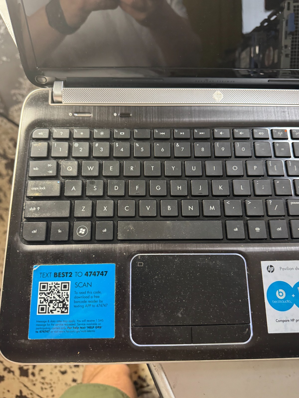 HP Pavilion DV6 AMD Vision A8 Laptop for Parts./Repair #4856