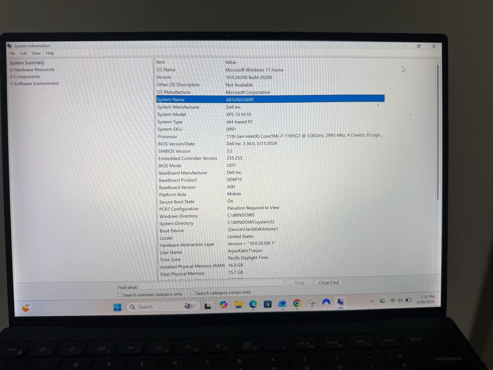 Dell XPS 13 9310 13.4″ Laptop, Intel Core i7-1185G7, 16GB RAM