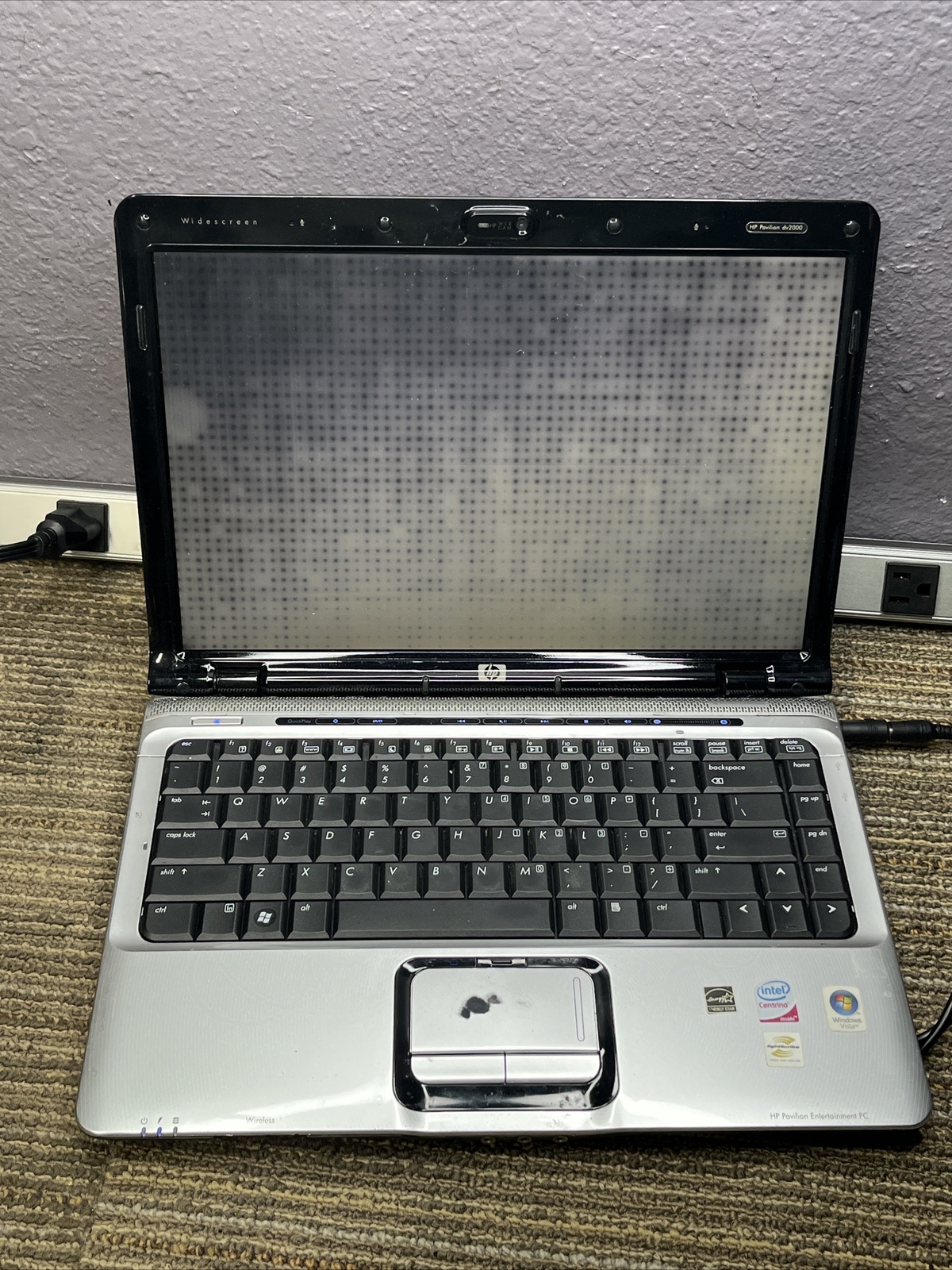 HP Pavilion dv2000 15″ [ AS IS / FOR PARTS] Intel T1350 @ 1.86 GHz 83632