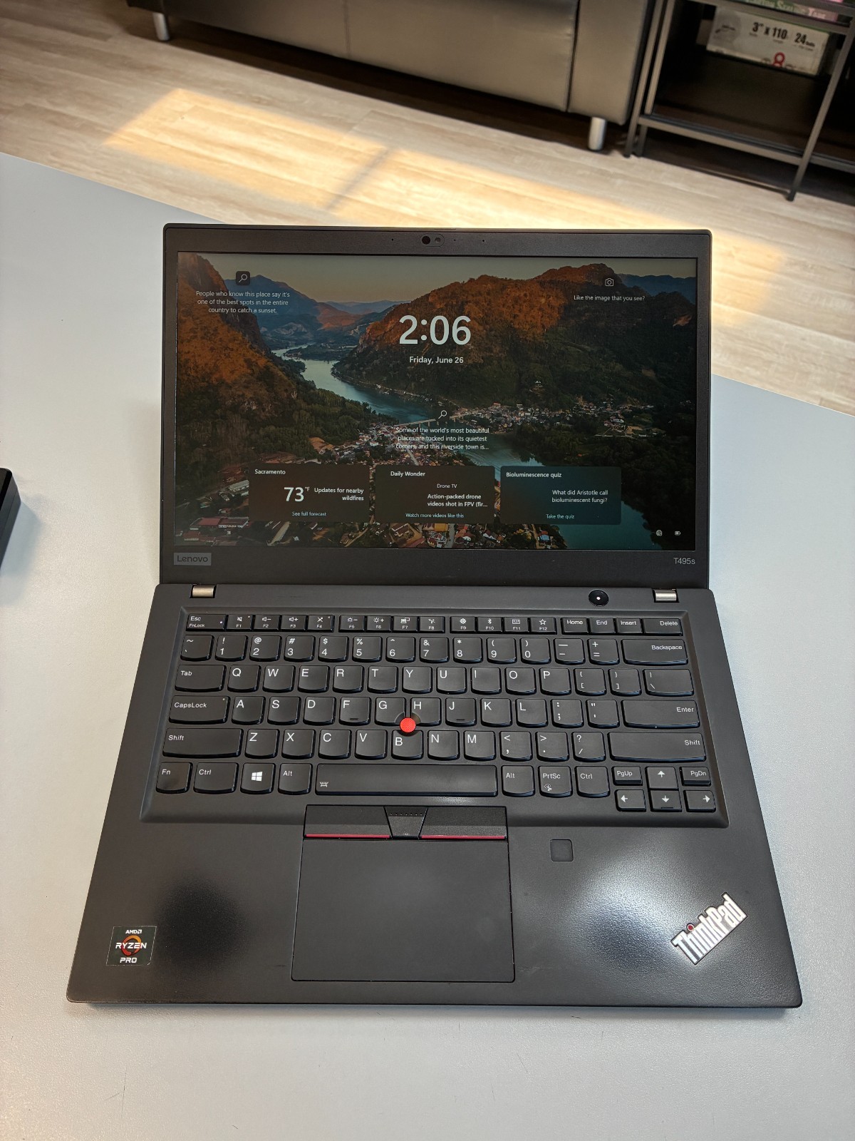 Lenovo ThinkPad T495s: Touch 14″ / Ryzen 7 3700U / RAM 16Gb / SSD 512Gb / Win 11