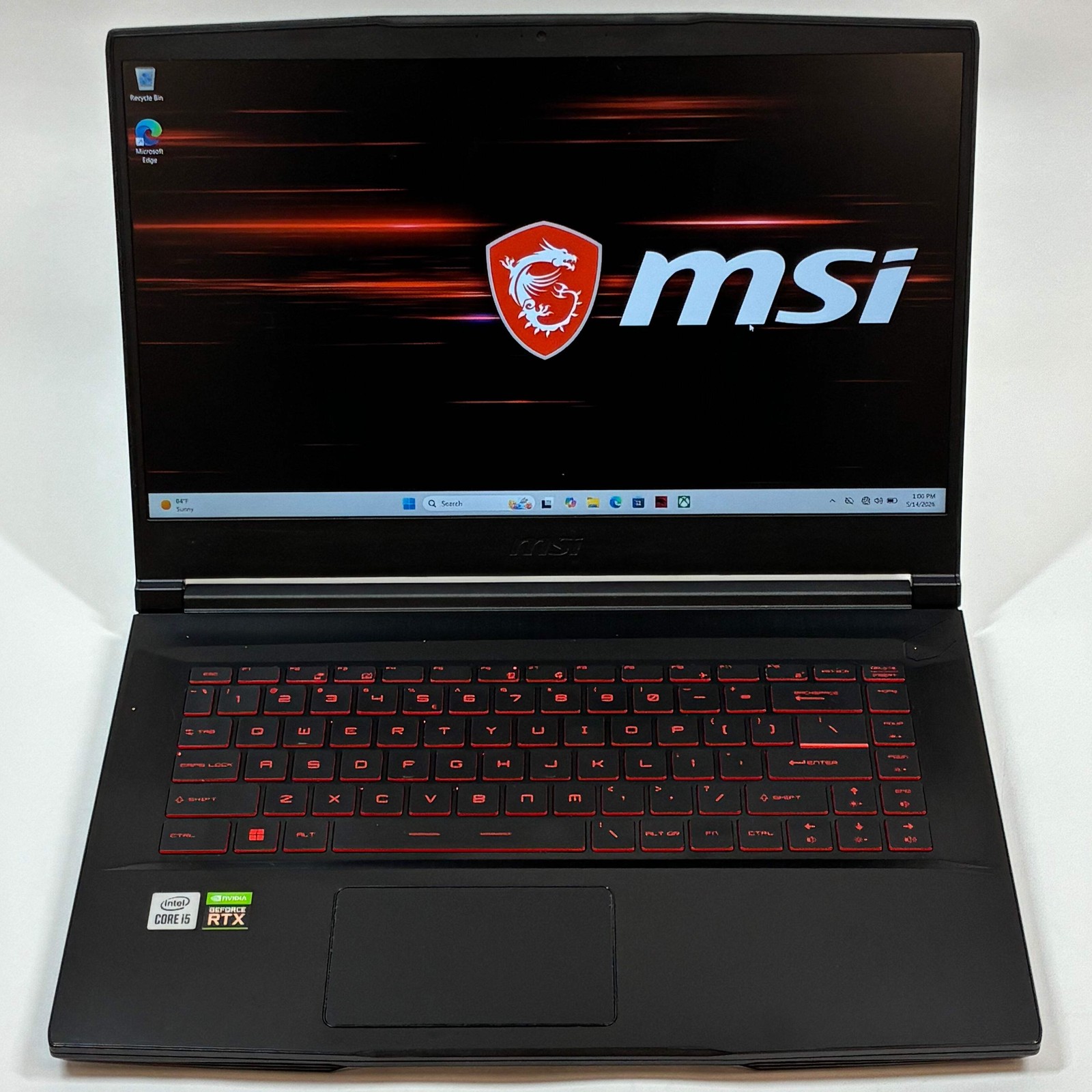 MSI Thin GF65 MS-16W2 15.6″ i5-10500H 2.5GHz 8GB RAM 512GB SSD RTX 3060 READ