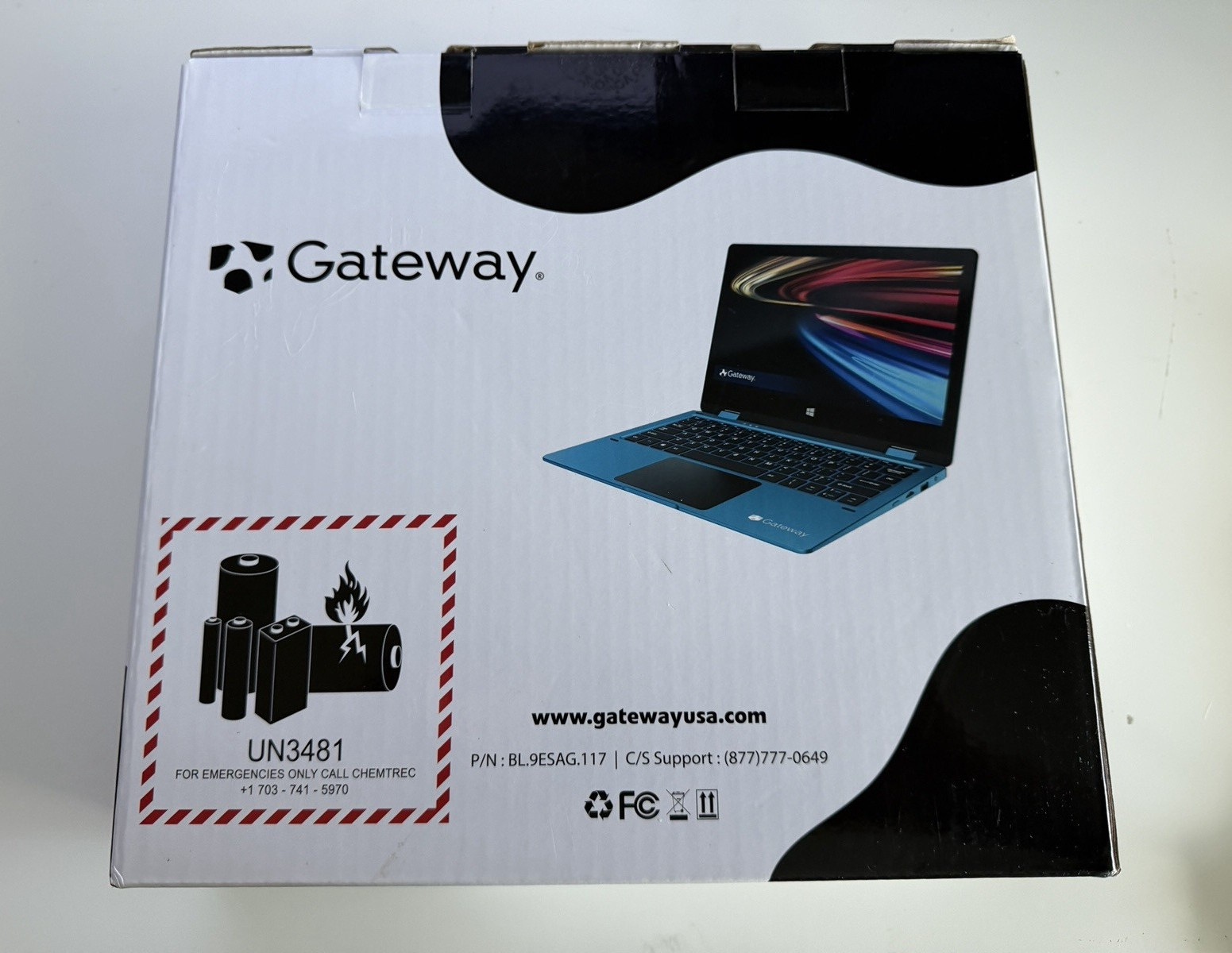 Gateway GWTC116-2BL 11.6 2-in-1 Touchscreen Celeron N4020 64GB Win 10 Blue New