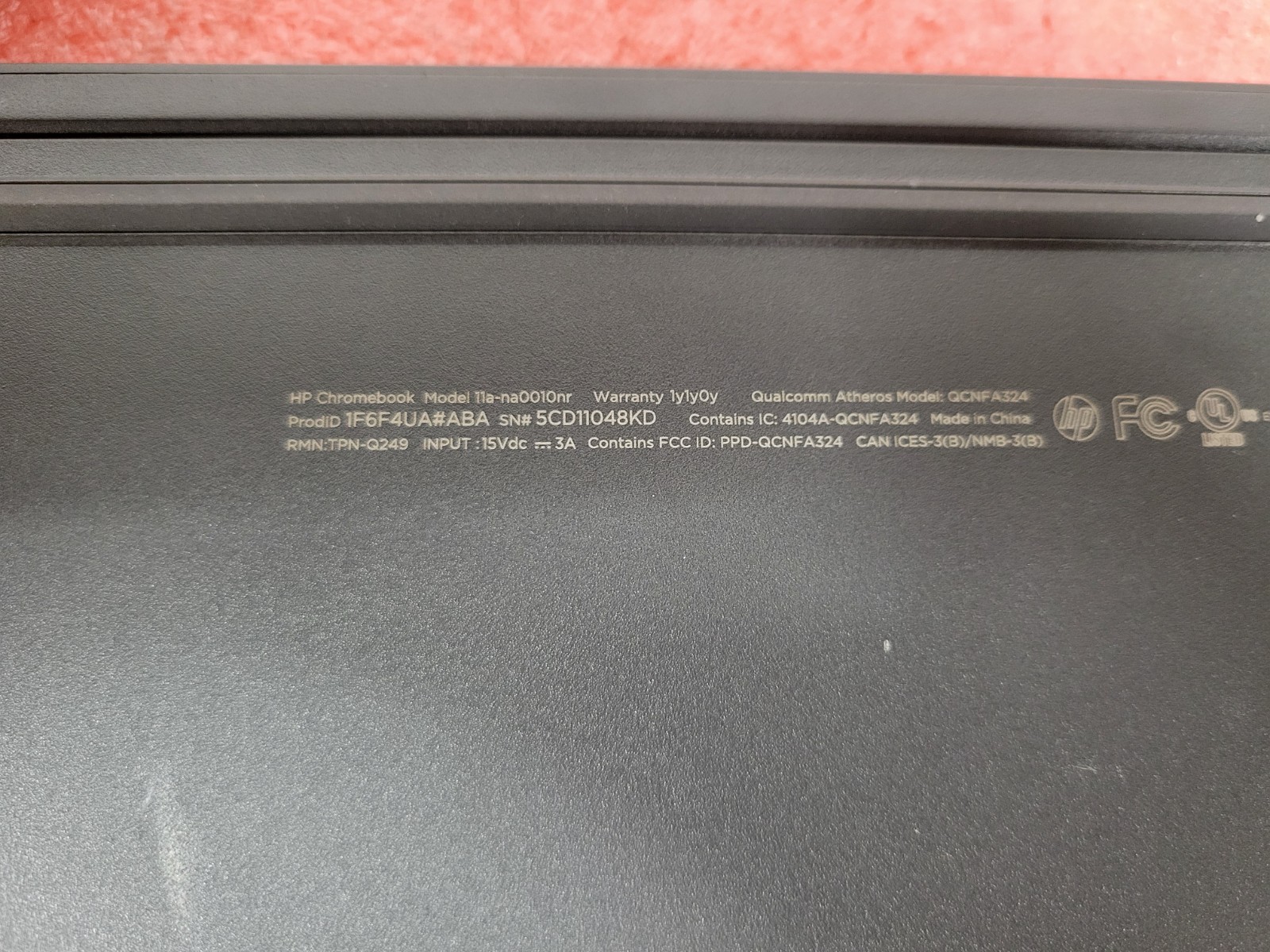 HP Chromebook 11a 11.6″ MediaTek Kompanio 500@1.9GHz 4GB 32GB w/PA | LP491
