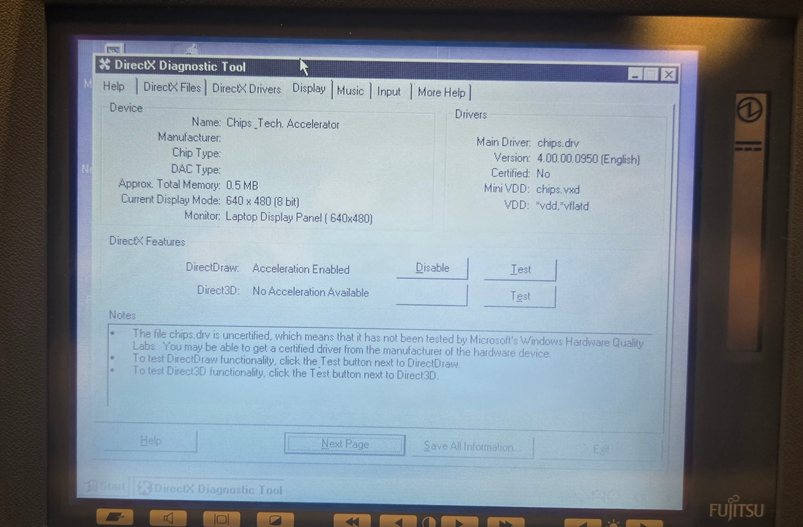 Vintage Fujitsu Stylistic 1000 Tablet (AMD Am486DX4 @ 100 MHz, 16 MB RAM, Win95)