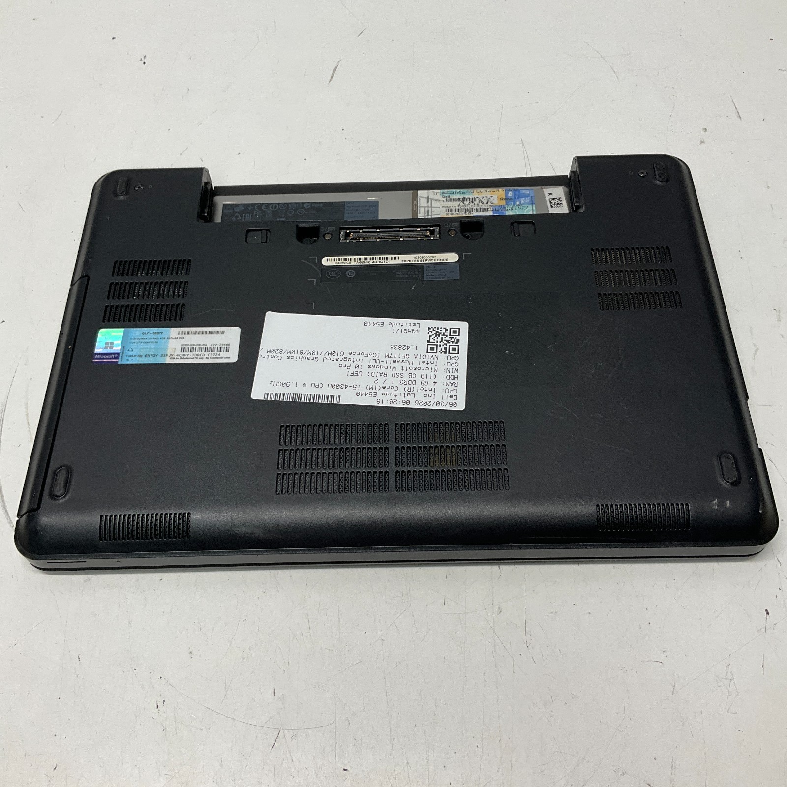Dell Latitude E5440 Laptop Intel Core i5-4300U @ 1.90 GHz 4GB 128GB SSD NO BATT