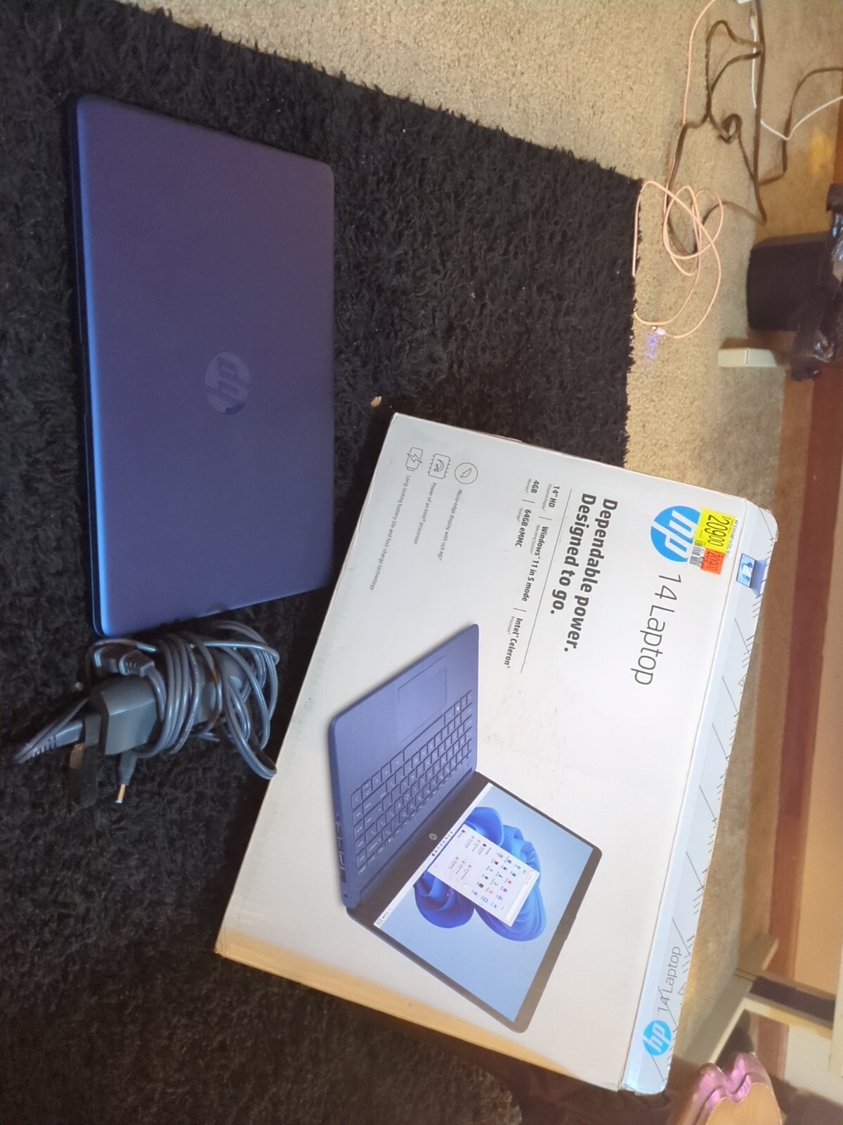HP Stream 14-cb116ds 14 inch (64GB, Intel Celeron N, 1.10GHz, 4GB)…