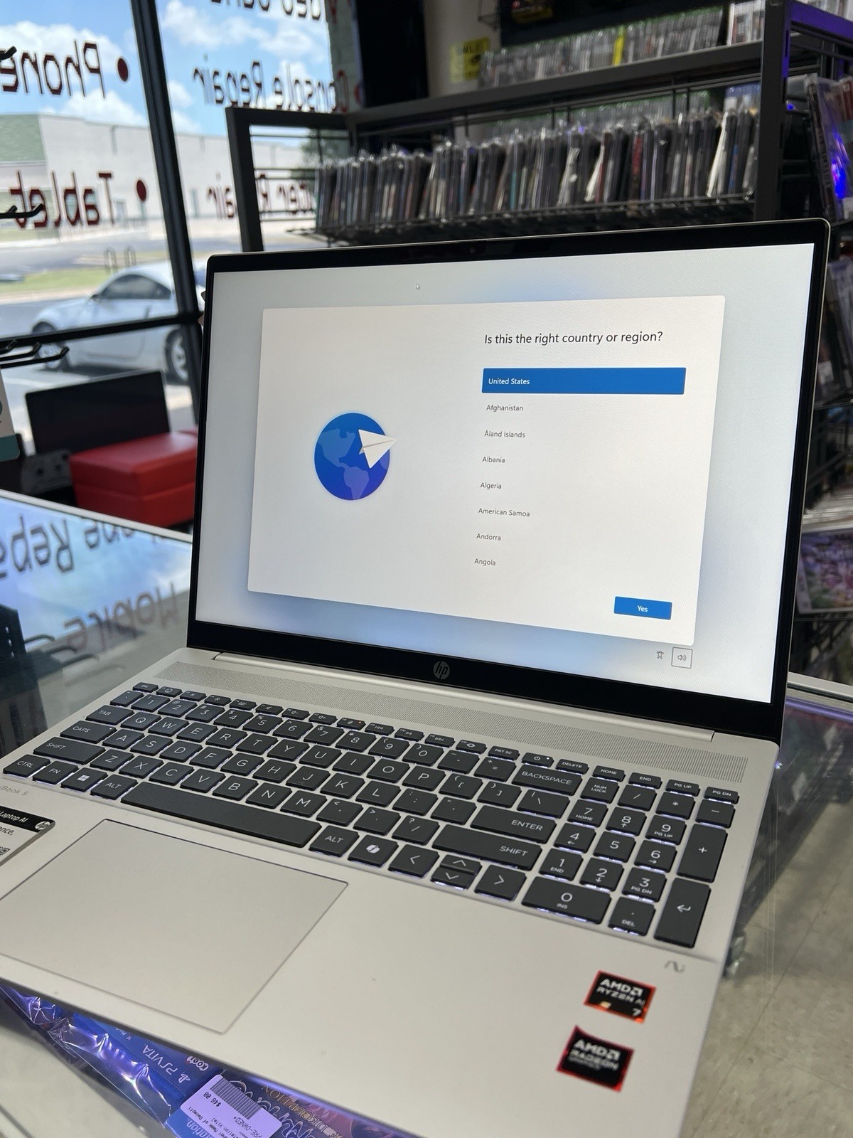 HP OmniBook 5 16” Ryzen 7 AI 16-ag1547nr 16GB RAM 512GB SSD Win11