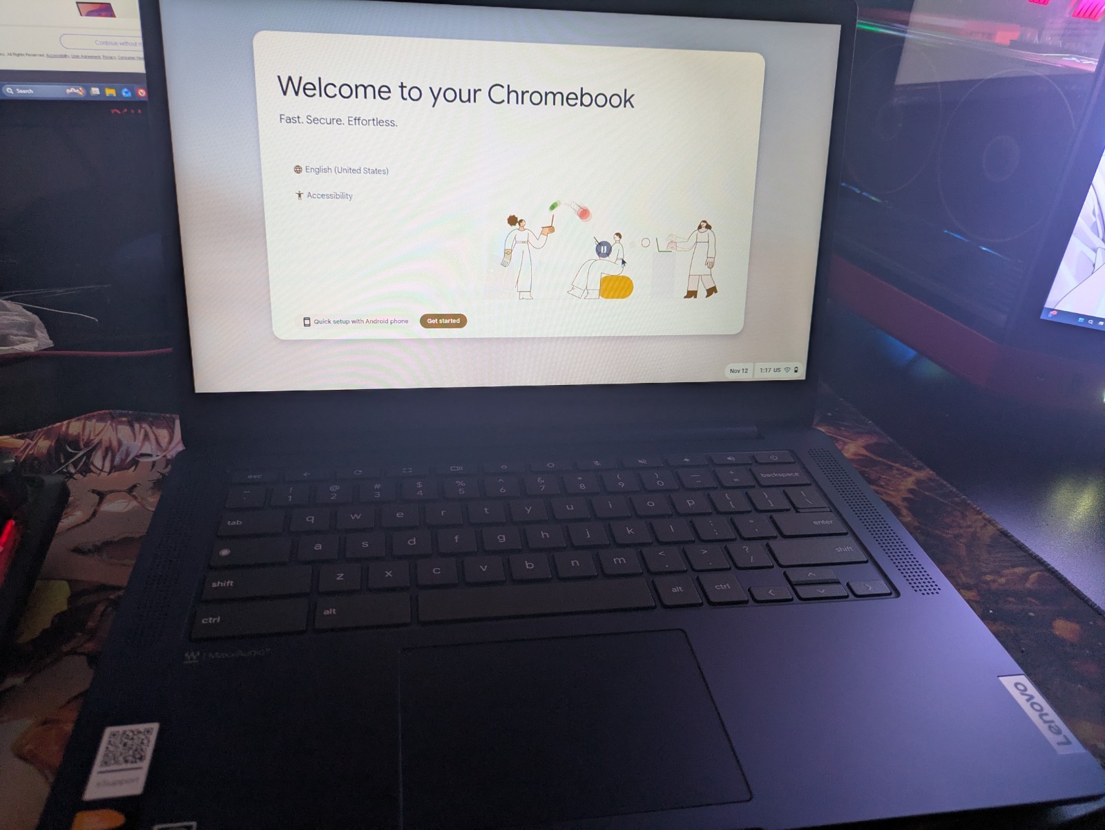 Lenovo IP Slim 3 Chrome 14M868 14″ HD (64GB eMMC, MediaTek Kompanio 520, 2.00…