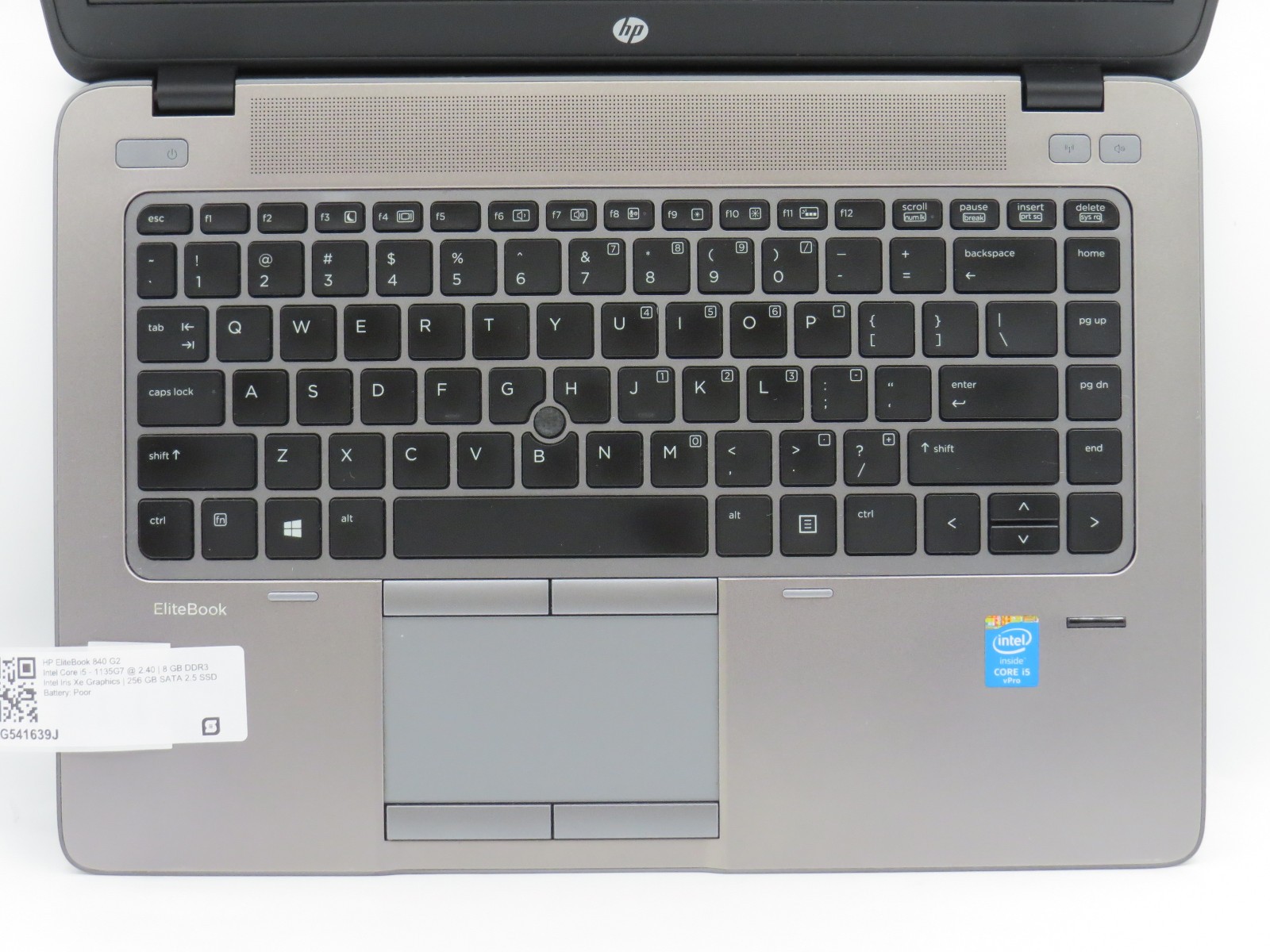 HP EliteBook 840 G2 | i5-5300U @ 2.3GHz | 8GB DDR3 | 256GB SSD | No OS