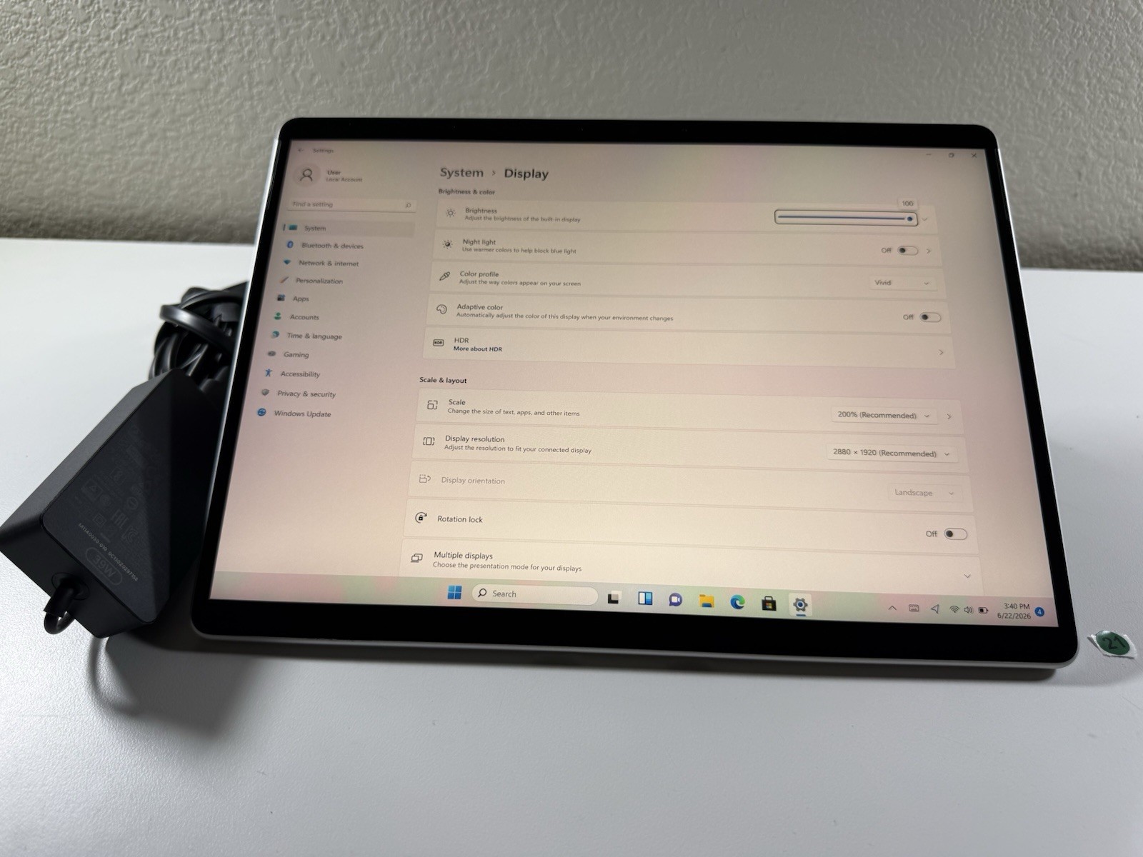 Microsoft Surface Pro 8 (1982) i5-1145G7 – 16GB RAM – 256GB 120Hz – Win 11 Pro