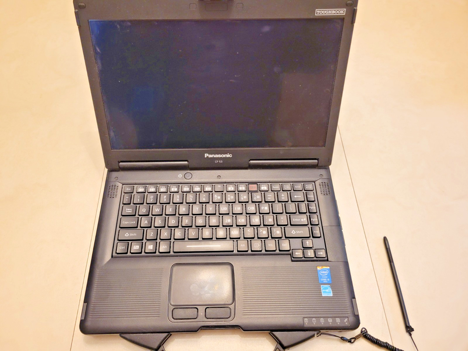 Panasonic Toughbook CF-53 laptop i5-4310U 2.00GHz 8GB Ram 119GB SSD DVD Win 10