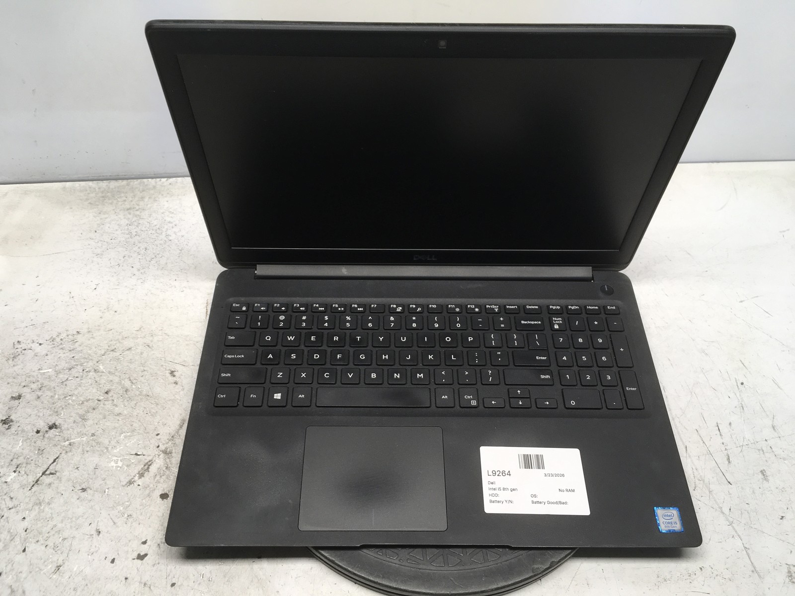 Dell Latitude 3500 Intel Core i5-8265u No RAM NO HDD No Batt