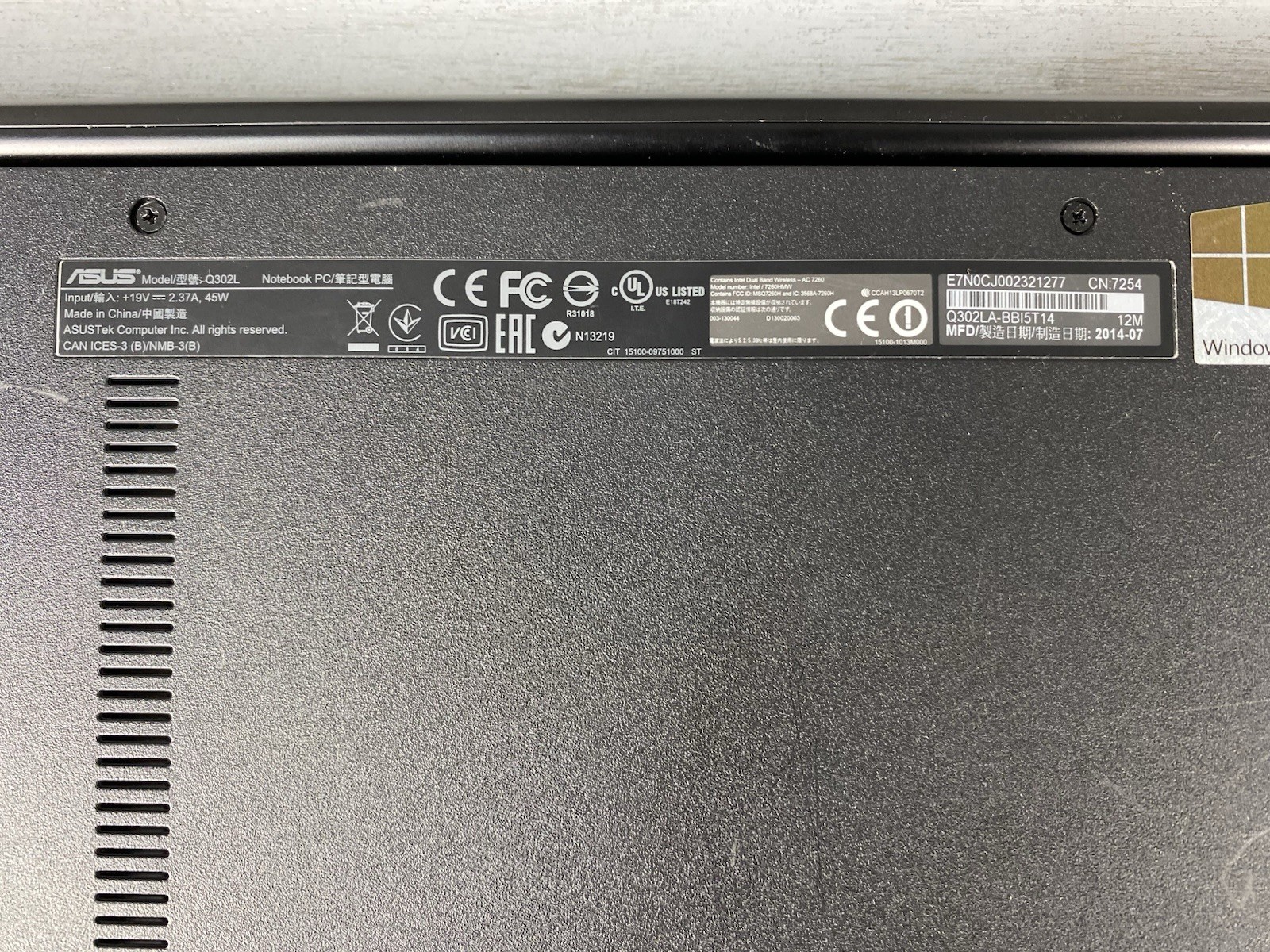 AS-IS Lot of 3 laptops ASUS Q302L- HP 15-dy1731ms-Dell Latitude E5550 *READ*