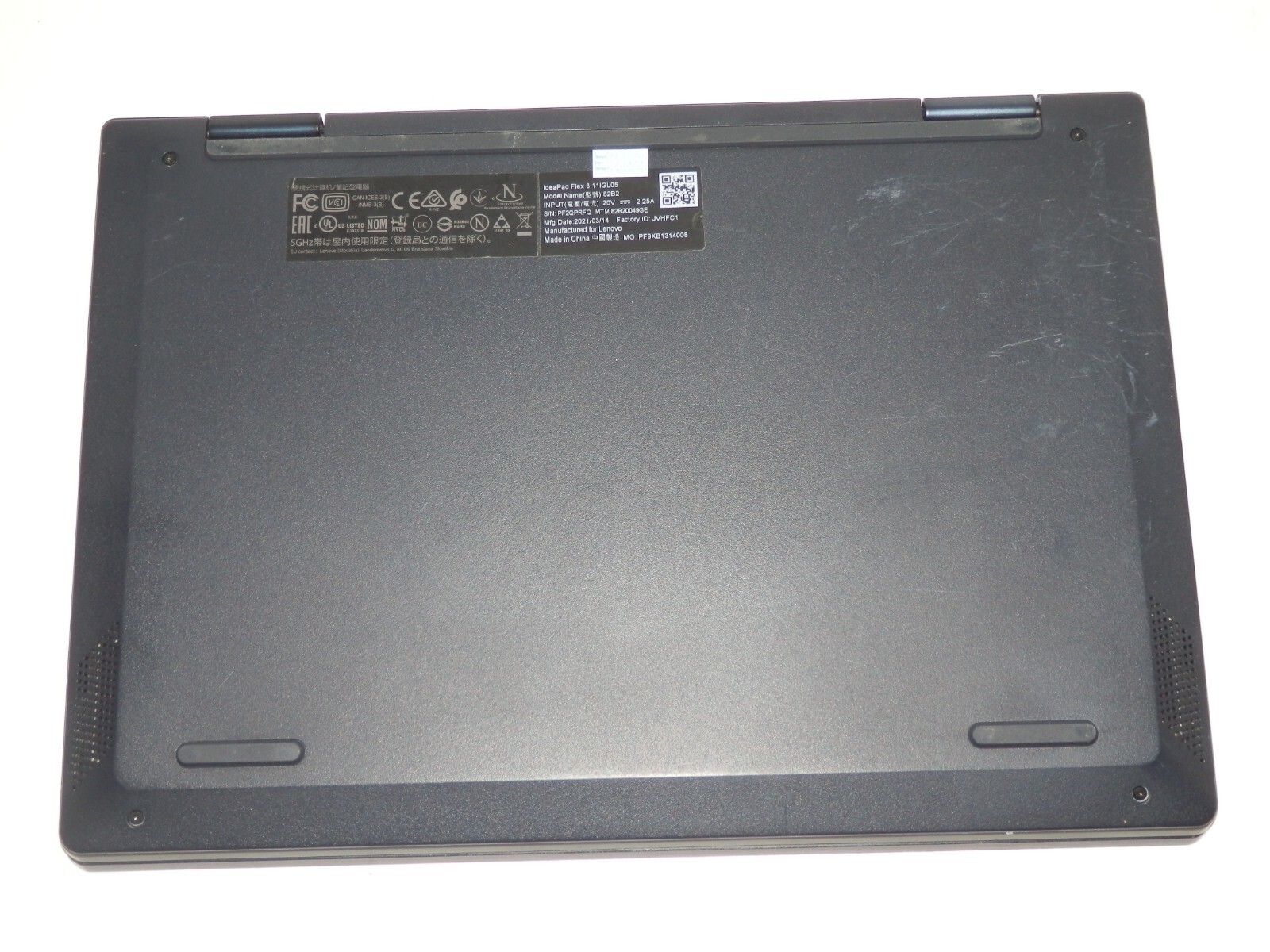 Lenovo IP Flex 3 11IGL05, Intel Celeron N4020, 4GB Ram, ohne SSD, 11,6″ Zoll HD