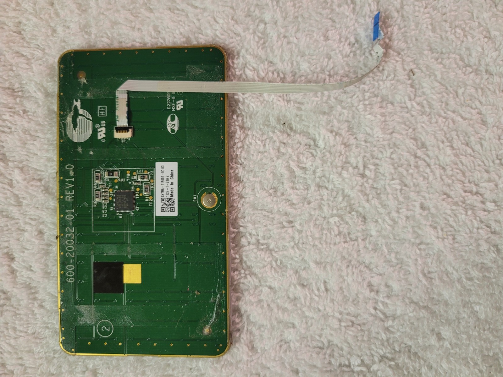 Samsung Chromebook XE303C12 Replacement Trac Pad W/ Ribbon Cable Used