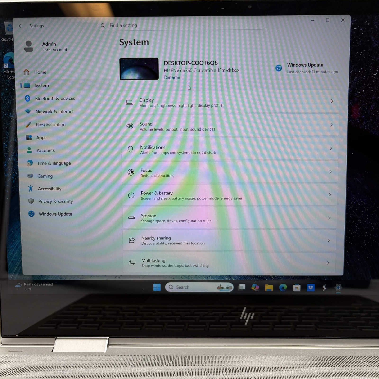 HP Envy x360 15M-DR1012DX 15.6″ i7-10510U 1.8GHz 16GB RAM 512GB SSD
