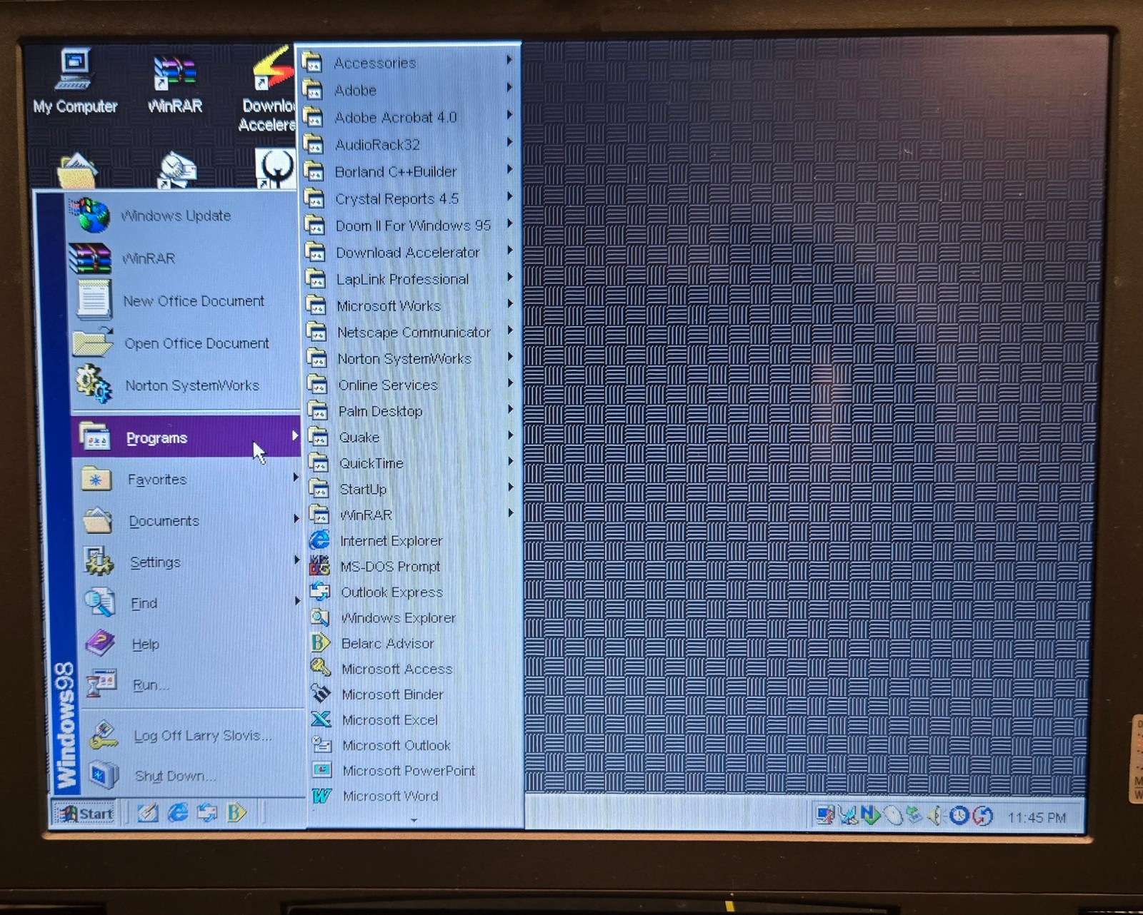 Vintage NEC Ready 230T (AMD K6 @ 300 MHz, 64 MB RAM, Win98SE)