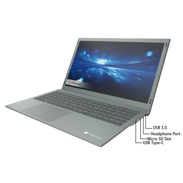 Gateway 15.6″ Ultra Slim Notebook, FHD, Intel® Pentium® Silver, Quad Core, 128GB