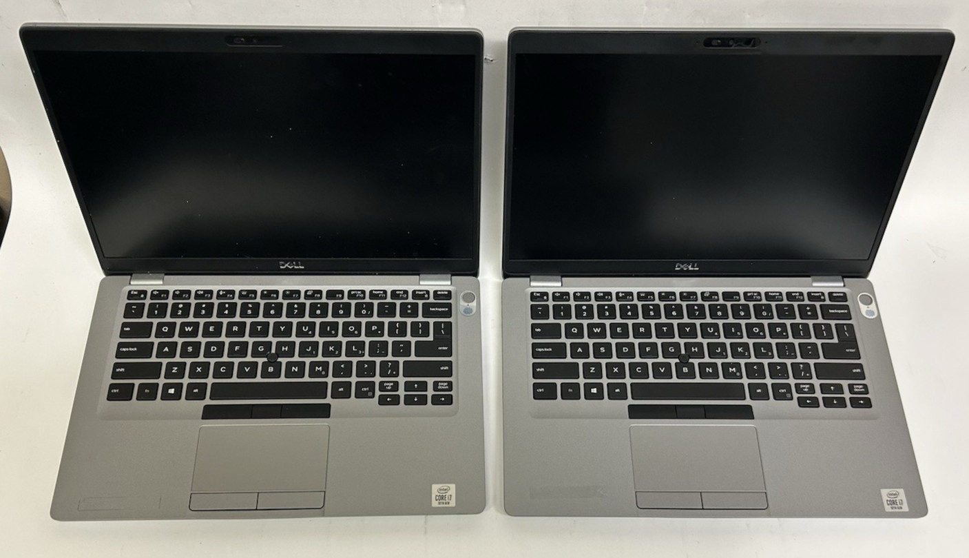 LOT OF 5 Dell Latitude 5410 14″ Laptop Intel i7-10610U @1.8GHz – NO RAM – NO SSD