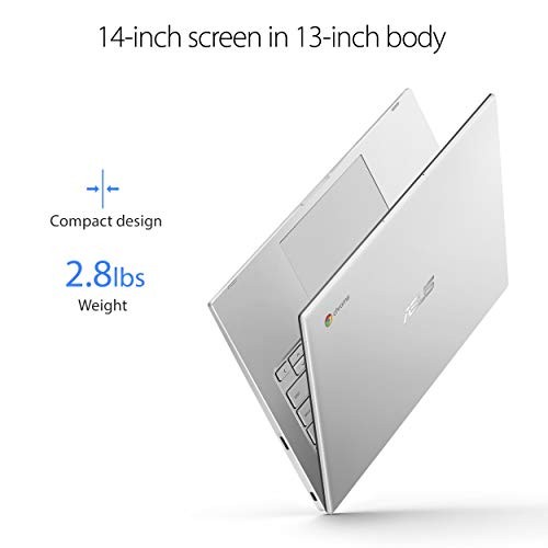 ASUS 14″ Chromebook – Intel Core M3-8100Y – 8GB – 64GB eMMC – Silver