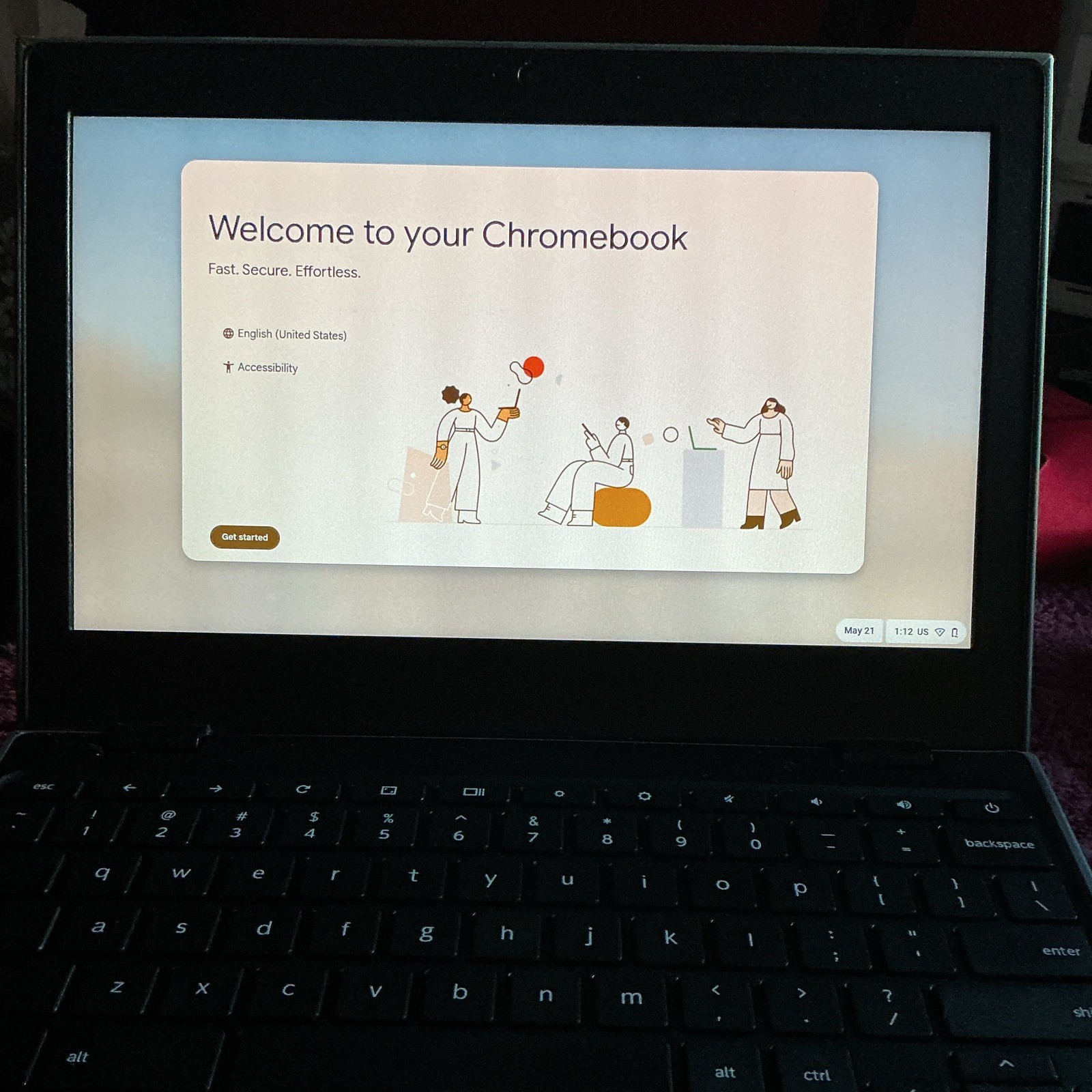 Lenovo 100e Chromebook Gen 2 MTK 11.6in MediaTek 2.0GHz 4GB/32GB eMMC Black