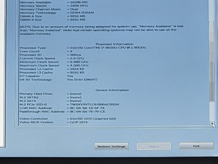 Dell Latitude 5490 i7-8650U 14″ Windows 11 Laptop 512GB HDD 16GB RAM