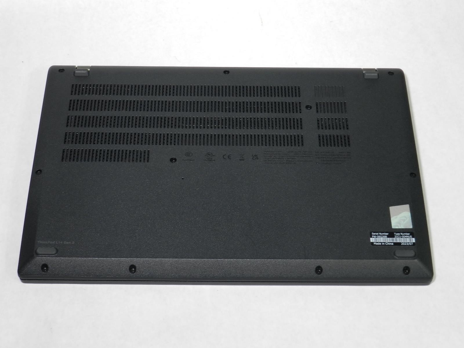 LENOVO THINKPAD L14 GEN 3 | i7-1260P | 512GB SSD | 16GB | A+ | BH: 97% | WIN11